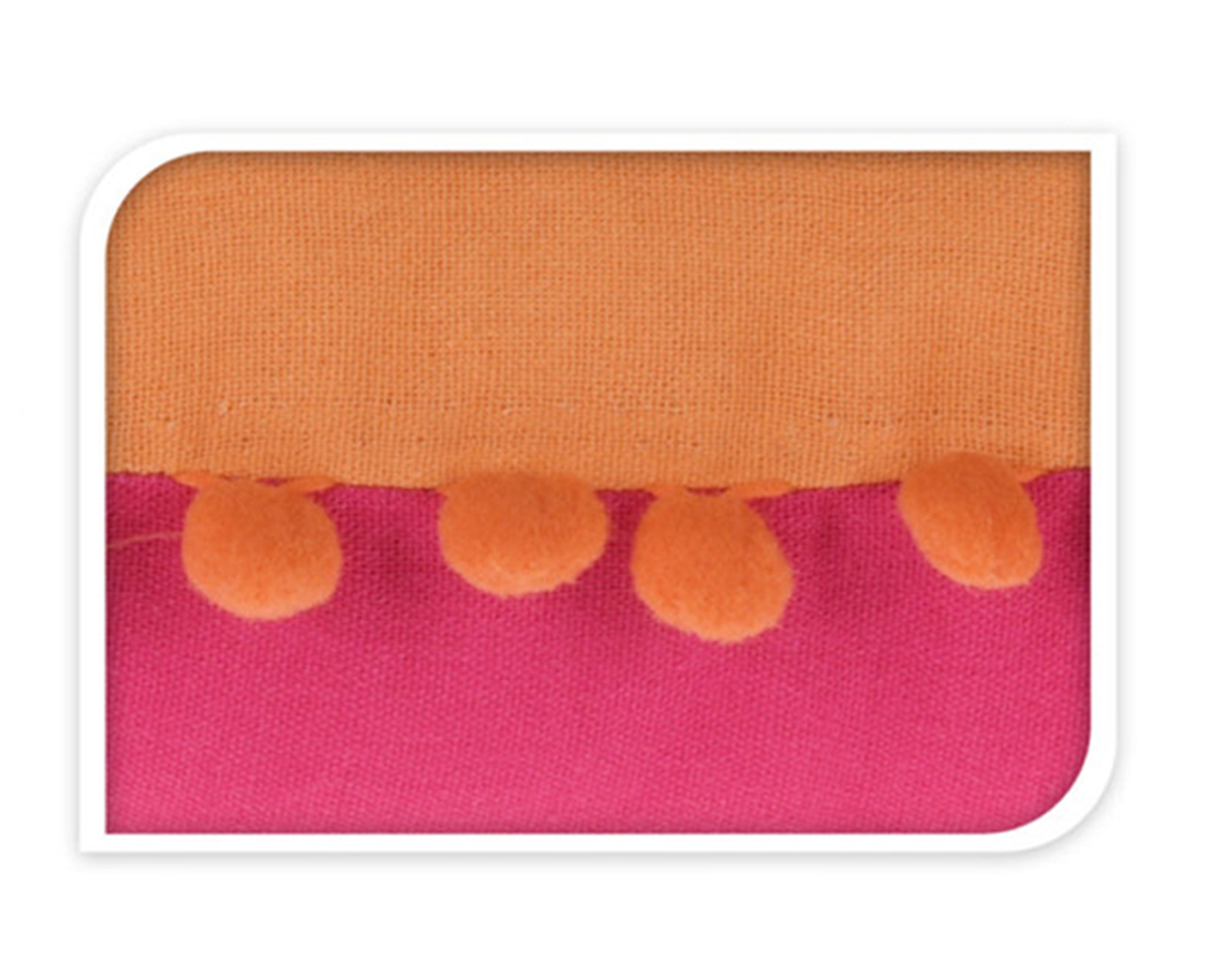 Cuscino In Lino Con Pompom - Koopman - immagine 5