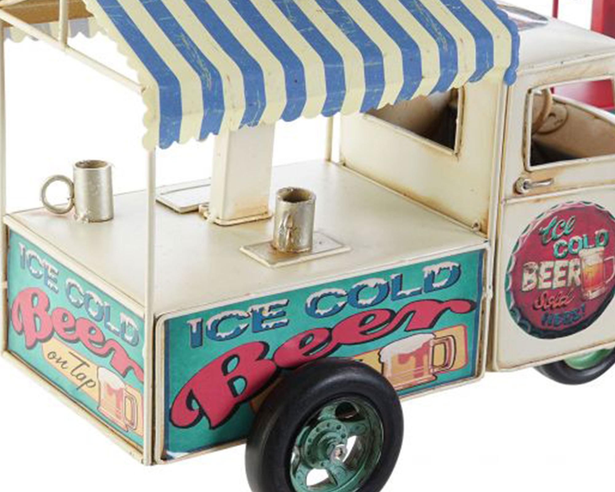 Statua Di Auto Abretta In Metallo - Item - immagine 2