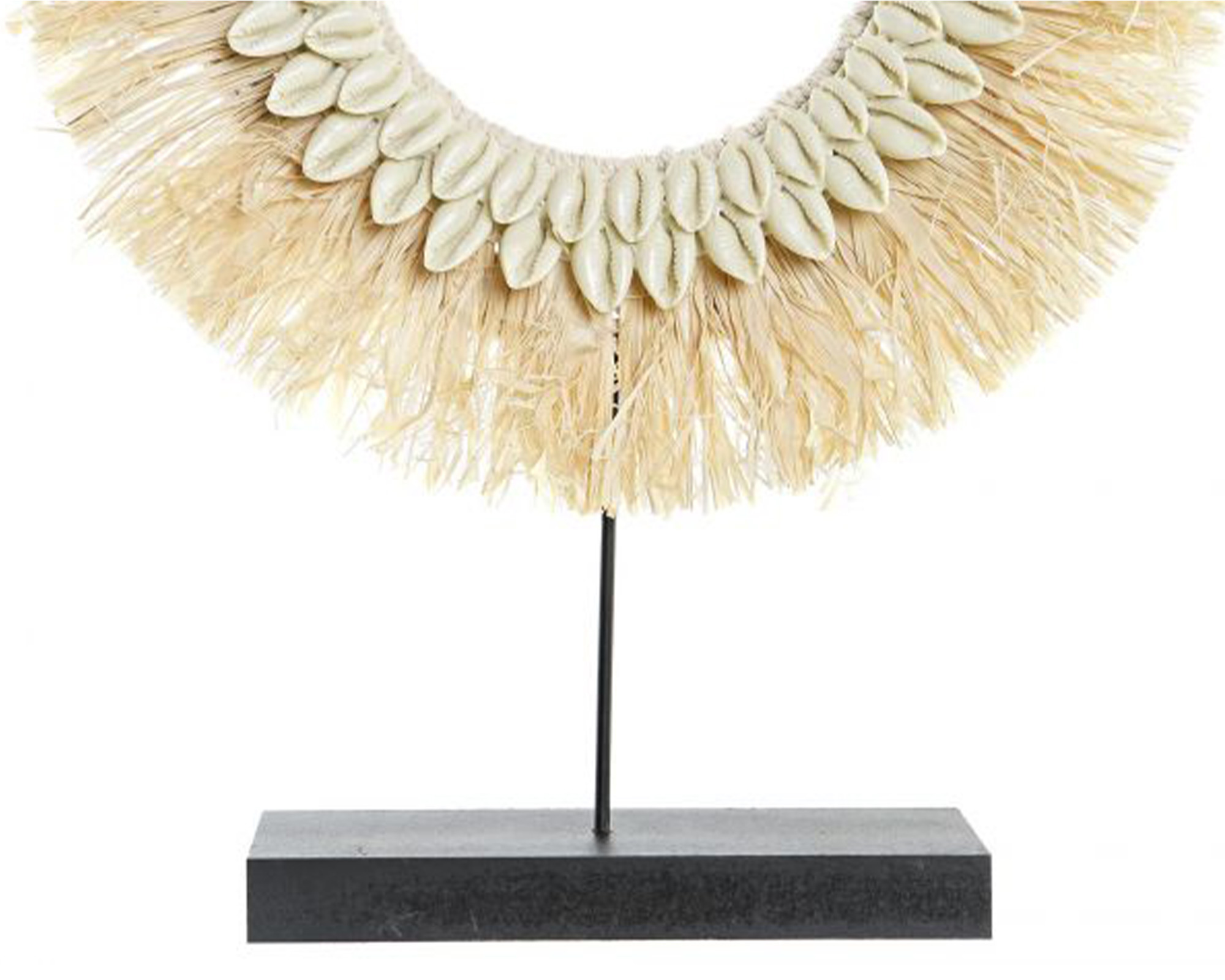 Decorazione da tavolo in Rafia Cerchio con Conchiglie - Item - immagine 3