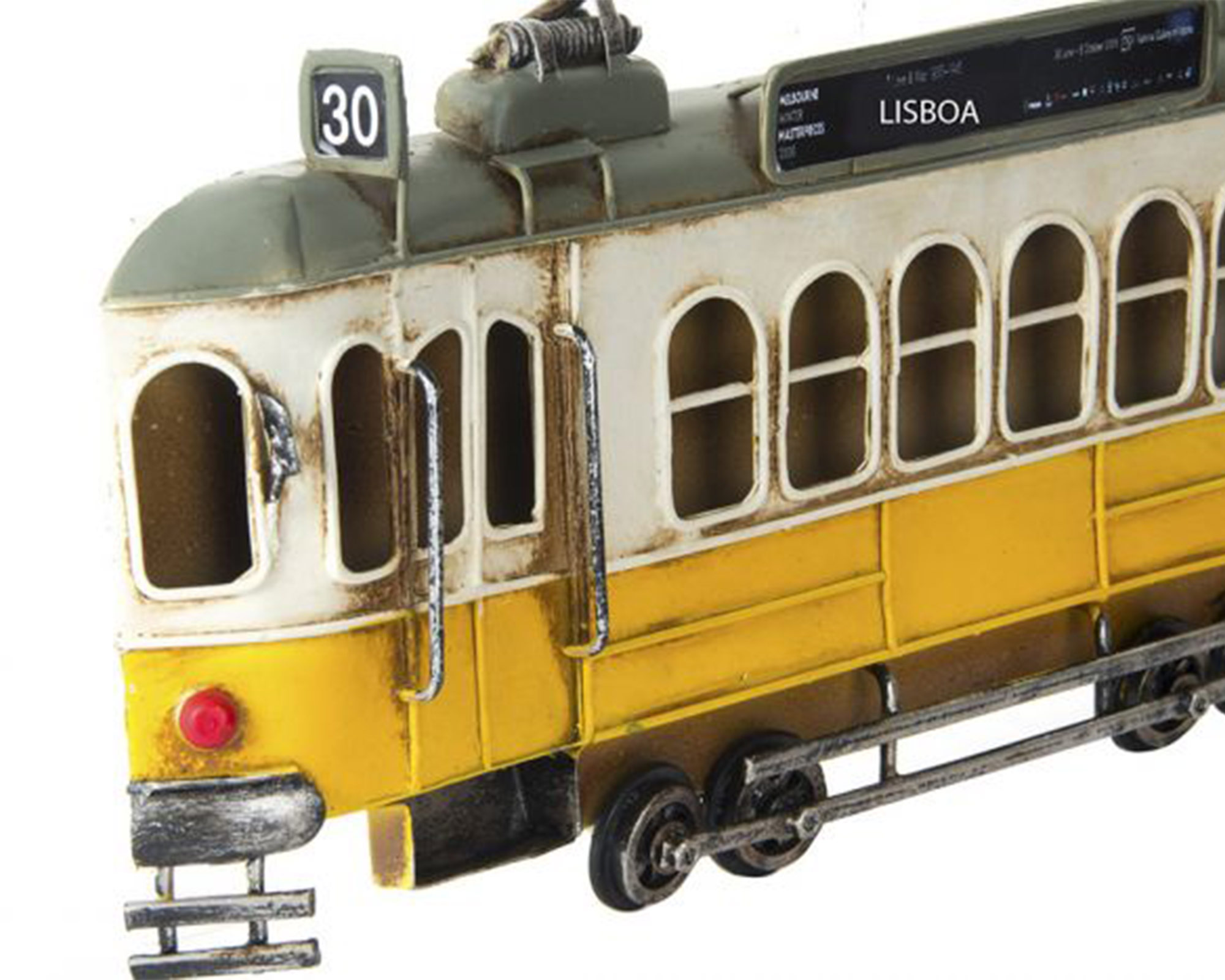 Decorazione da Parete a Forma di Tram in Metallo - Item - immagine 2