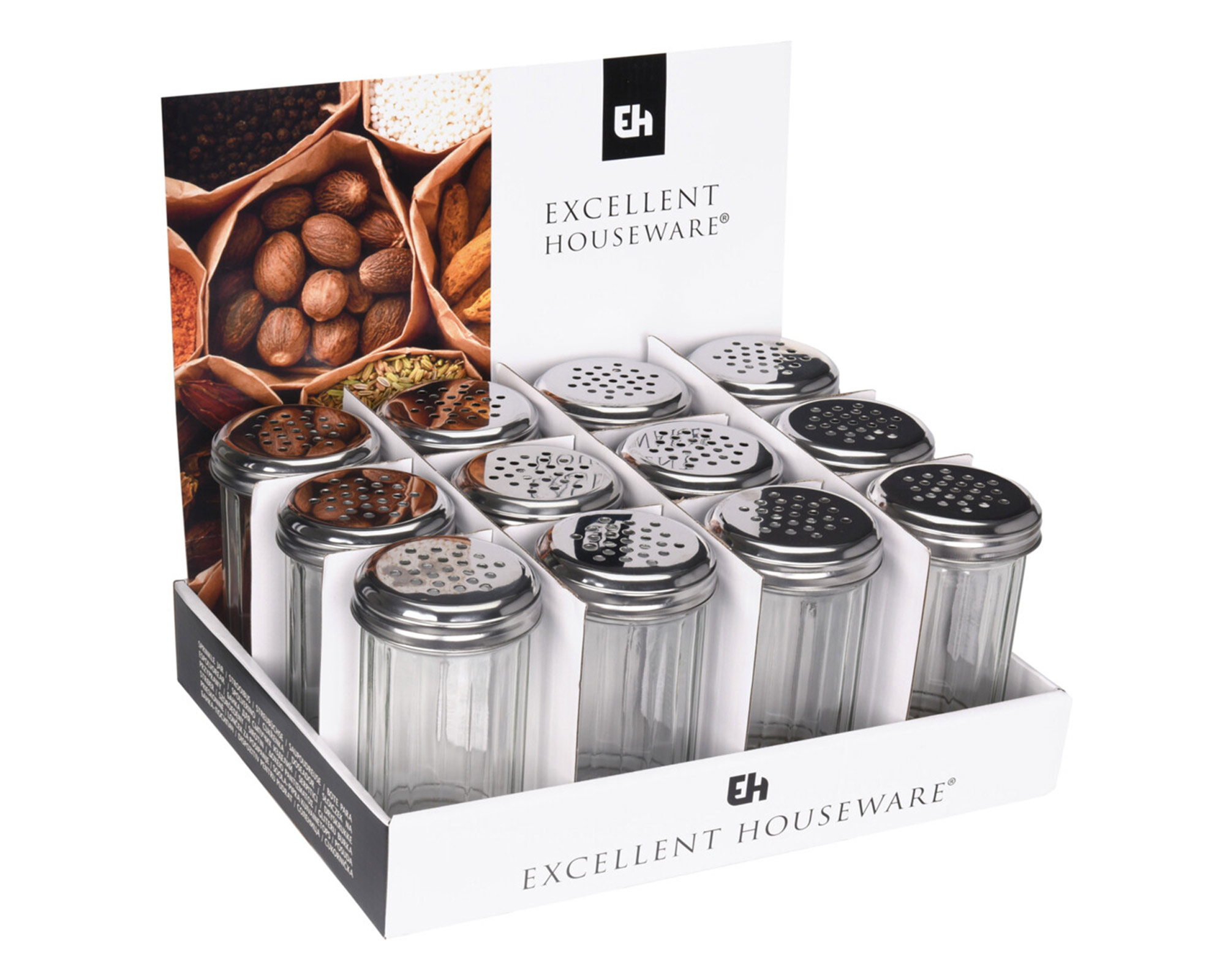 Dosatore In Vetro E Acciaio - Koopman - immagine 2