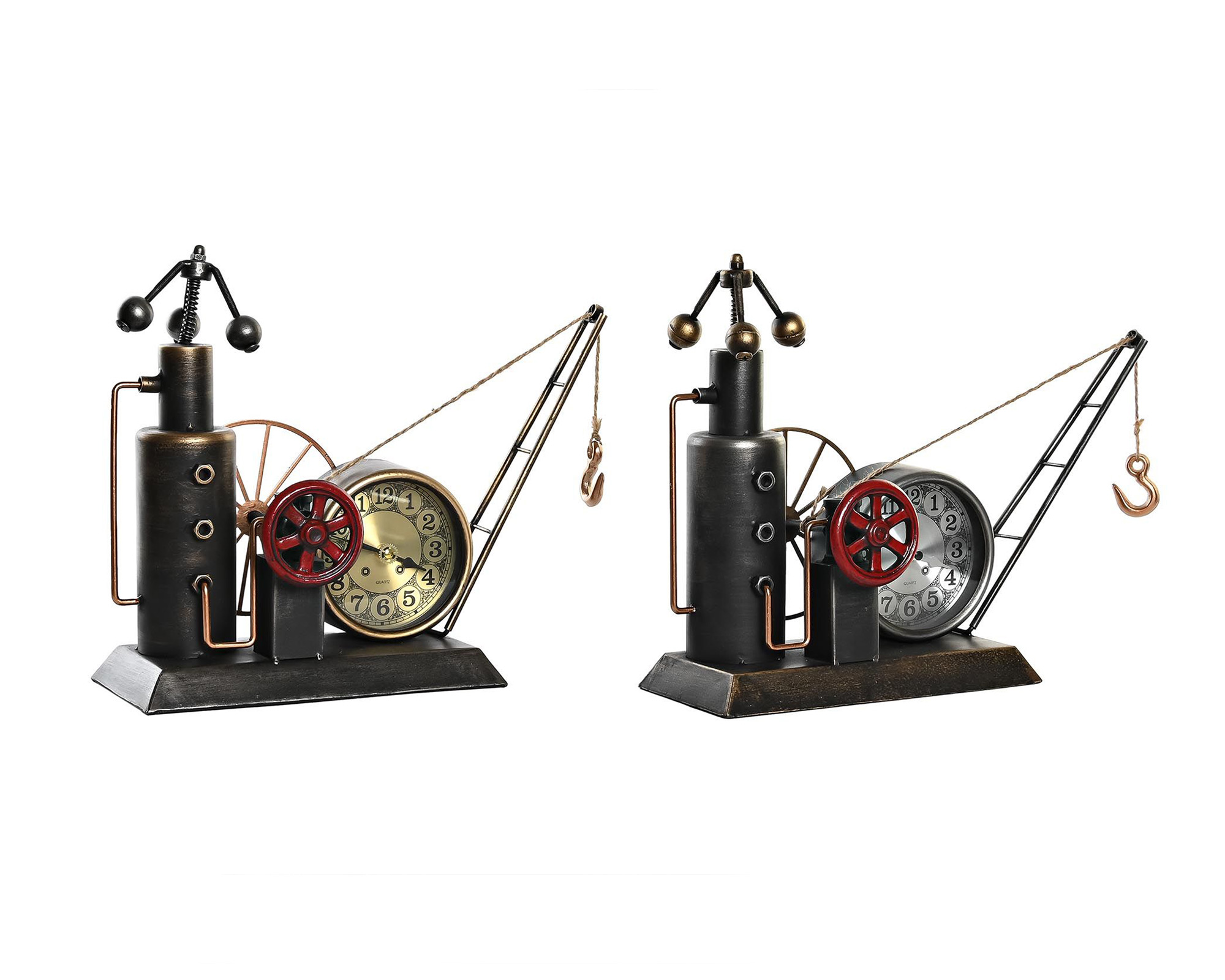 Orologio Da Tavolo Gru In Ferro - Item