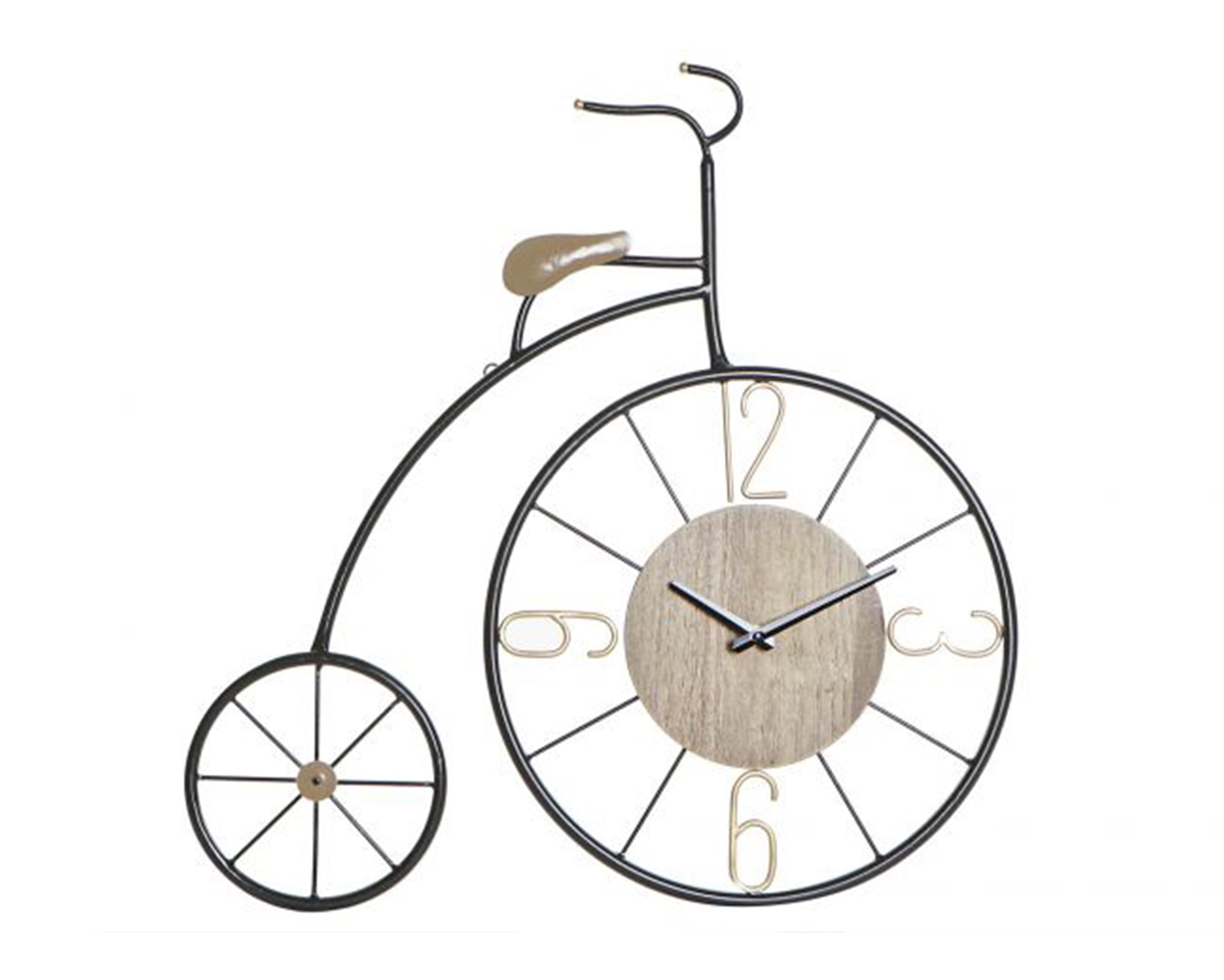 Orologio Da Parete A Forma Di Bicicletta In Metallo - Item