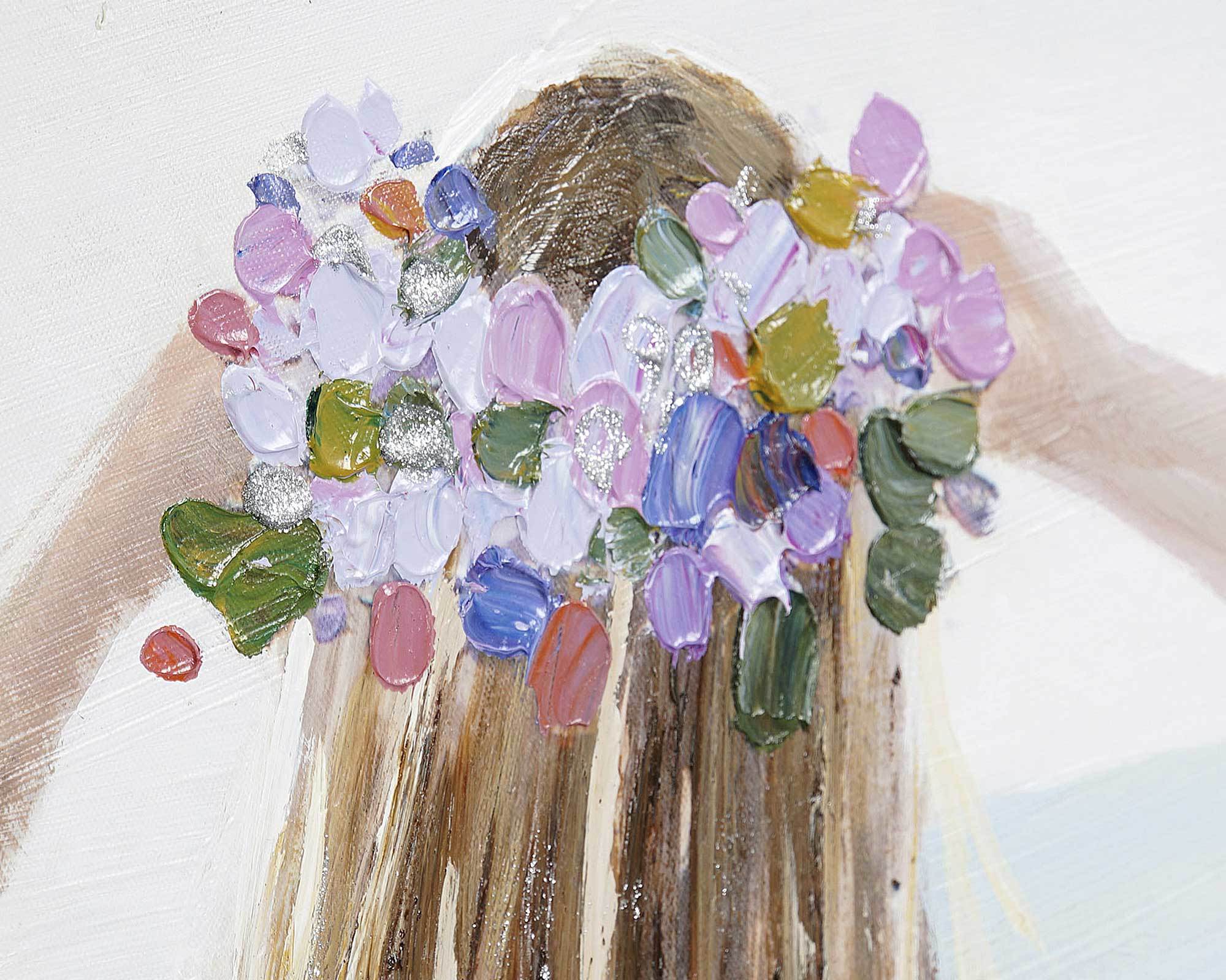 Quadro in Tela con Ragazza Vestito - Item - immagine 3