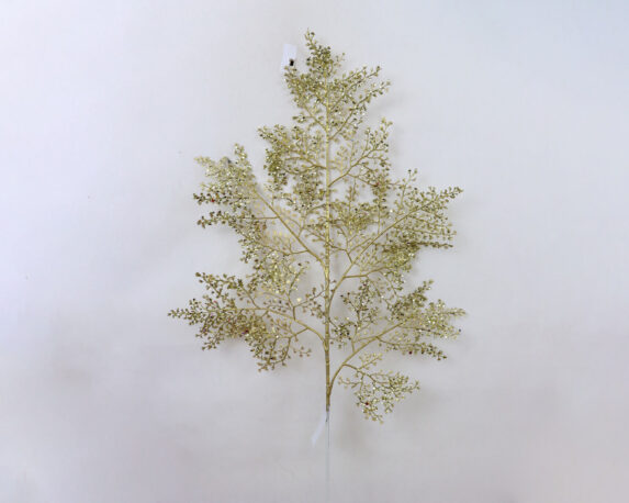 Ramo di Ghirlanda Dorata Con Glitter