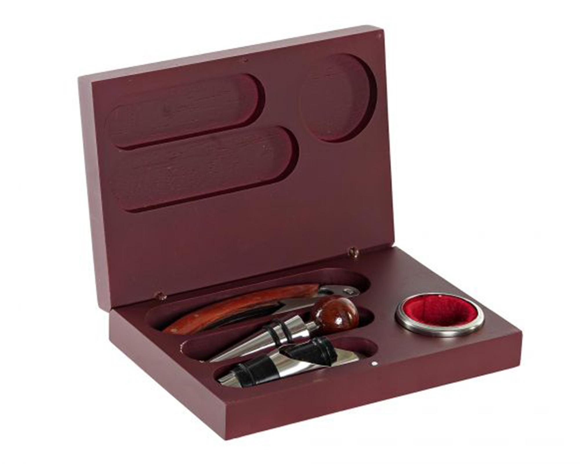 Set 5 Pz Accessori per il Vino in Legno - Item