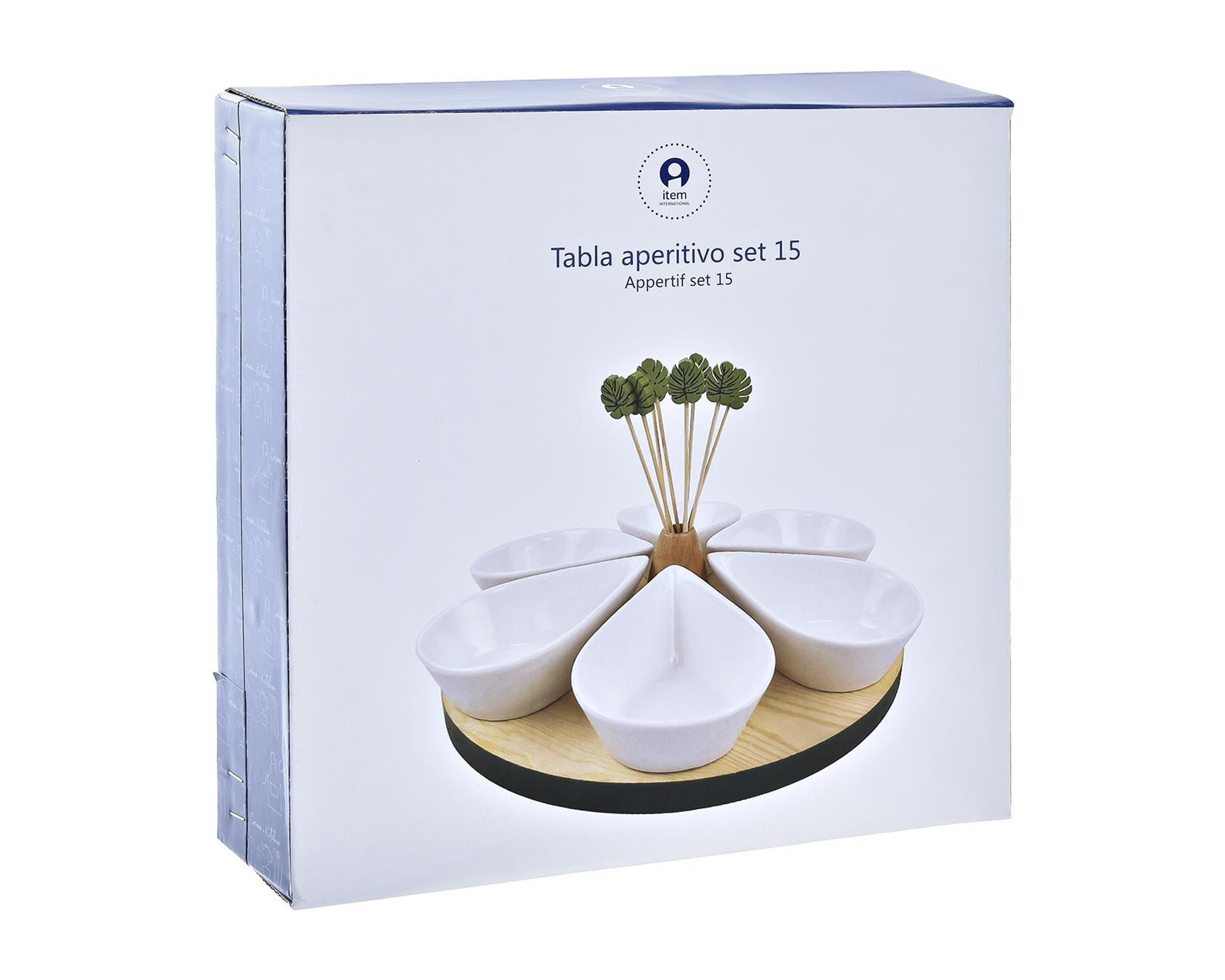 Set Vassoio per Aperitivi a Forma di Fiore con Stuzzicadenti - Item - immagine 4