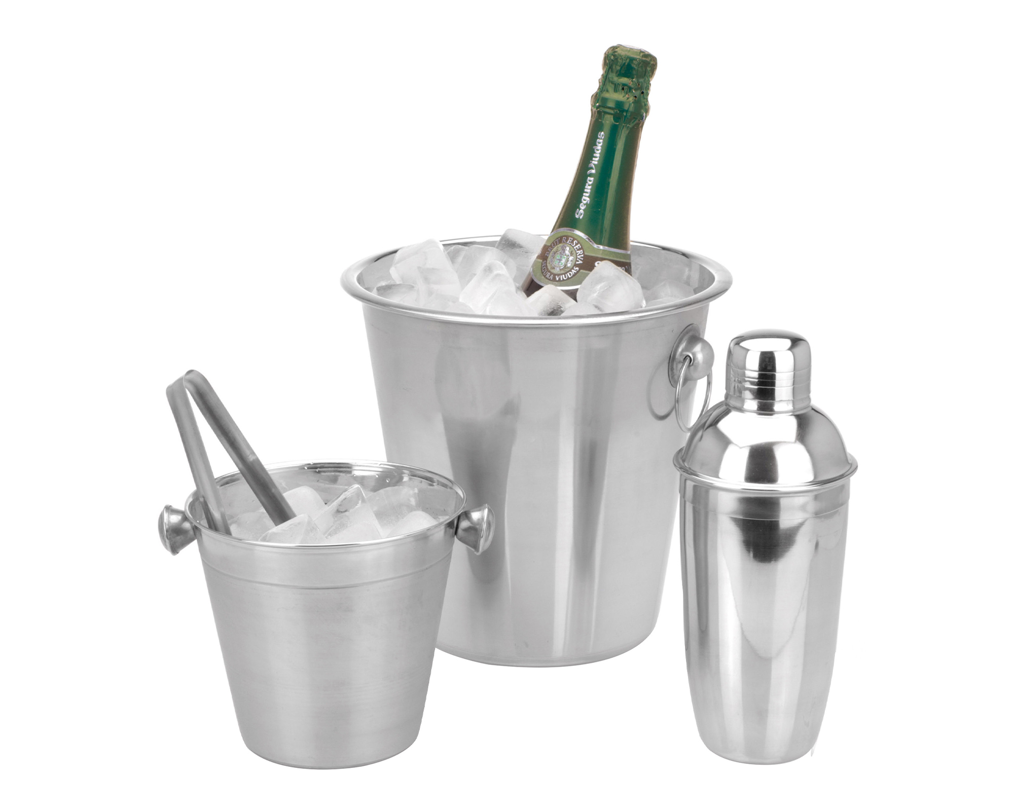 Set 4 Pz Bar Con Secchiello Piccolo, Secchielo Per Chapagne E Shaker - Koopman