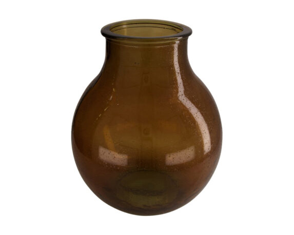 Vaso In Vetro Riciclato Colore Testa di Moro – Dijk