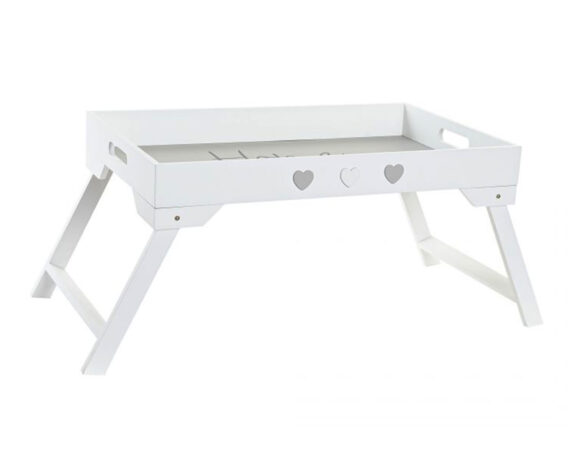 Vassoio Con Zampe In MDF Colore Bianco – Item