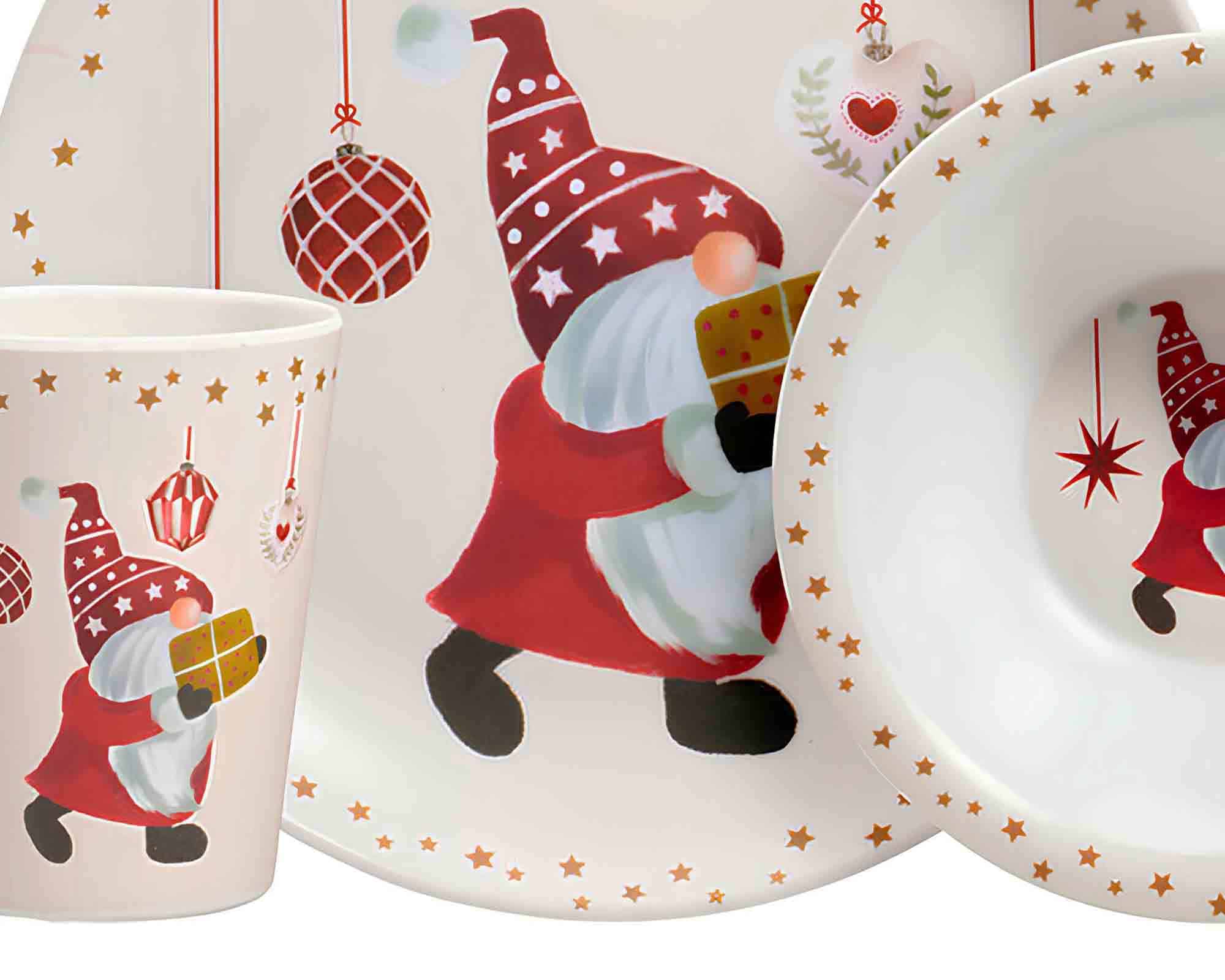 Set 3 Pz Servizio Piatti per Bambini in Melamina - immagine 3