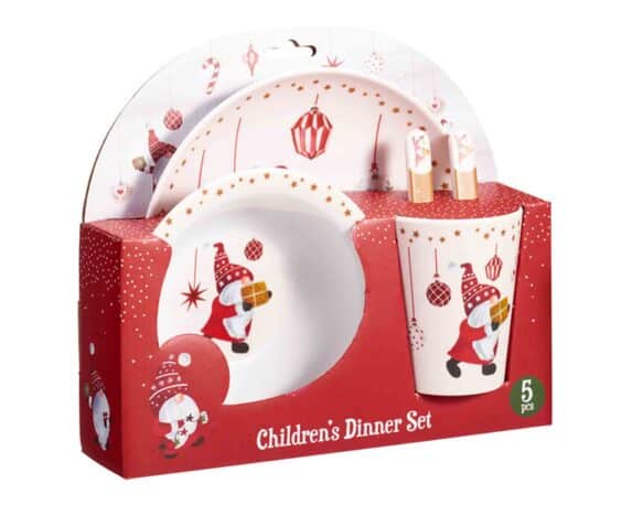 Set 3 Pz Servizio Piatti per Bambini in Melamina