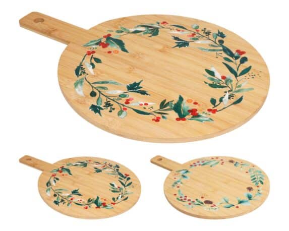 Tagliere da Formaggio con Coltello 27x17x2cm in Bamboo