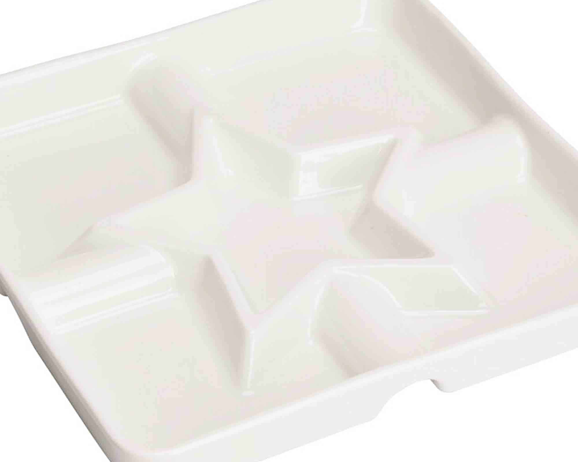 Piatto per Aperitivo 22x22cm in Porcellana - immagine 2