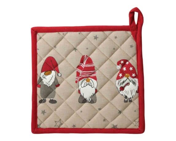 Presina da Cucina Natalizia 20x20cm in Cotone