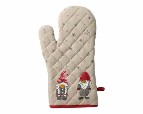 Guanto da Forno di Natale 16x32cm in Tessuto