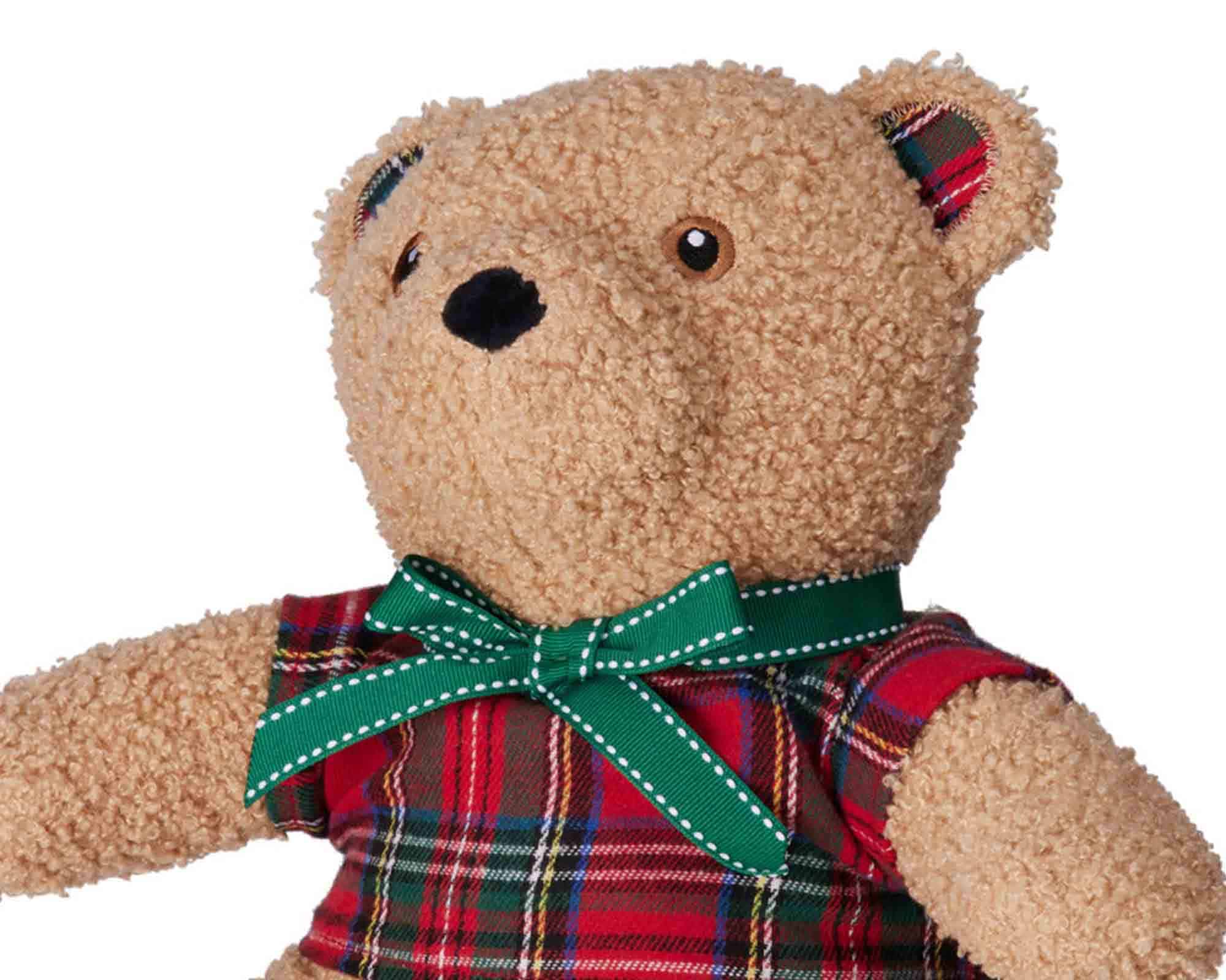 Fermaporta a Forma di Orsacchiotto 24x16cm Assortito in Tessuto - immagine 2