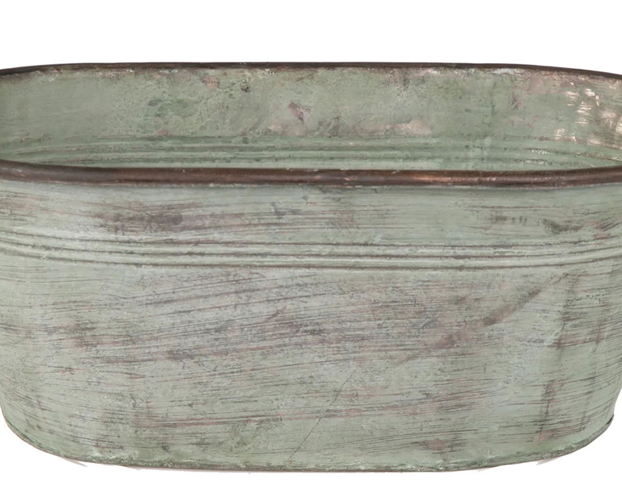 Secchio Con Manici Folks Verde Antico - Mega Collections - immagine 2