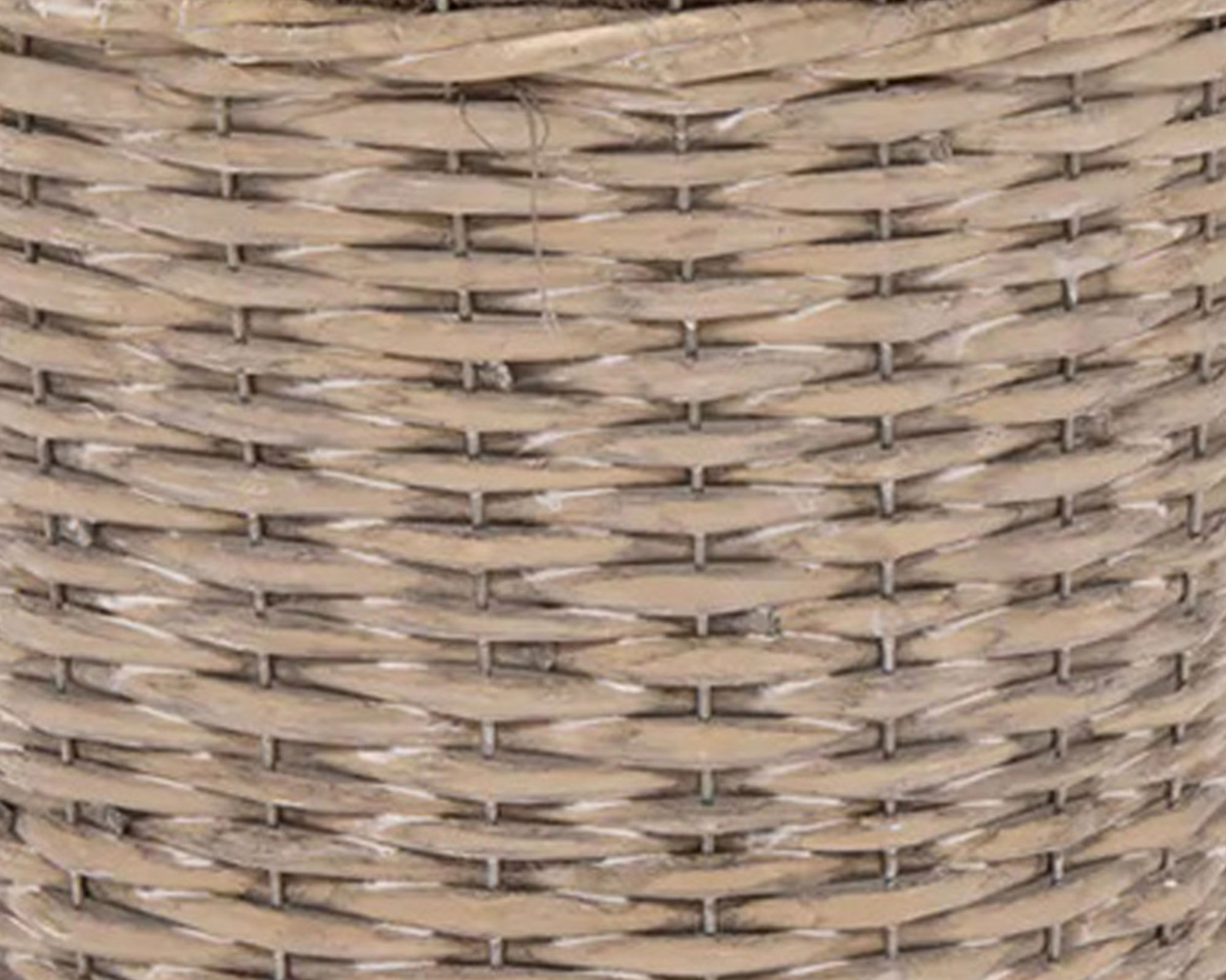 Cesta Rotonda Senegal Corde con Manici Large in Salice - Mega Collections - immagine 2