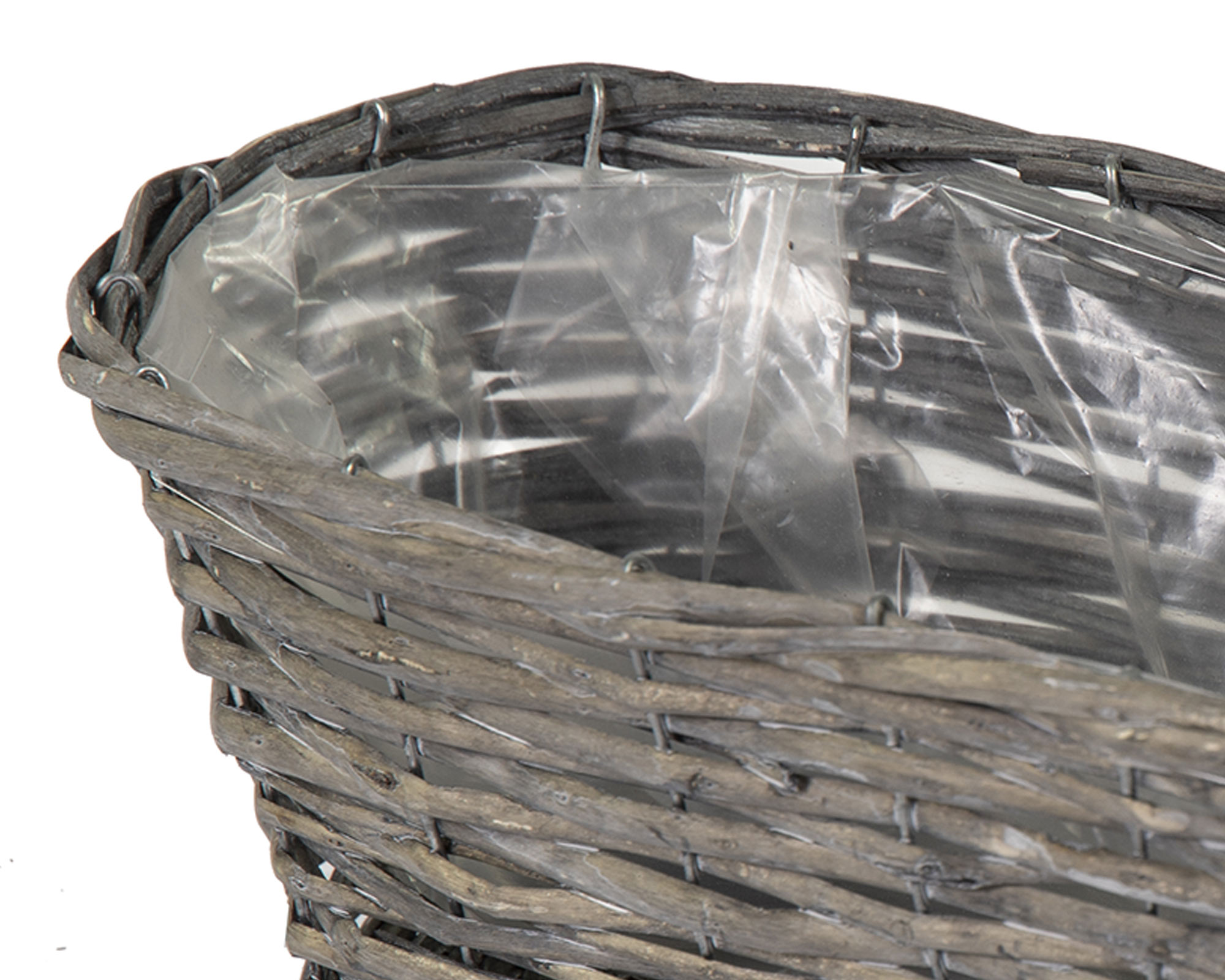 Cesta Sade Oval Greywash - immagine 2