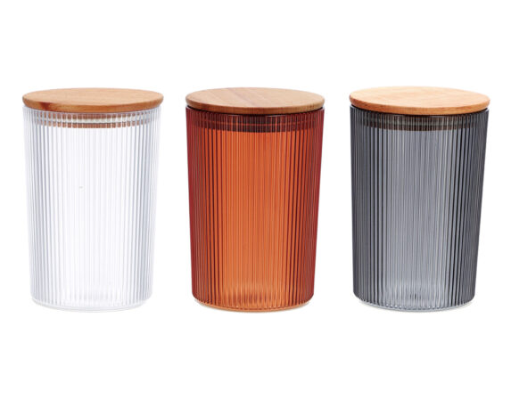 Set 5 Pz Ciotola In Vetro Con Coperchio – Koopman