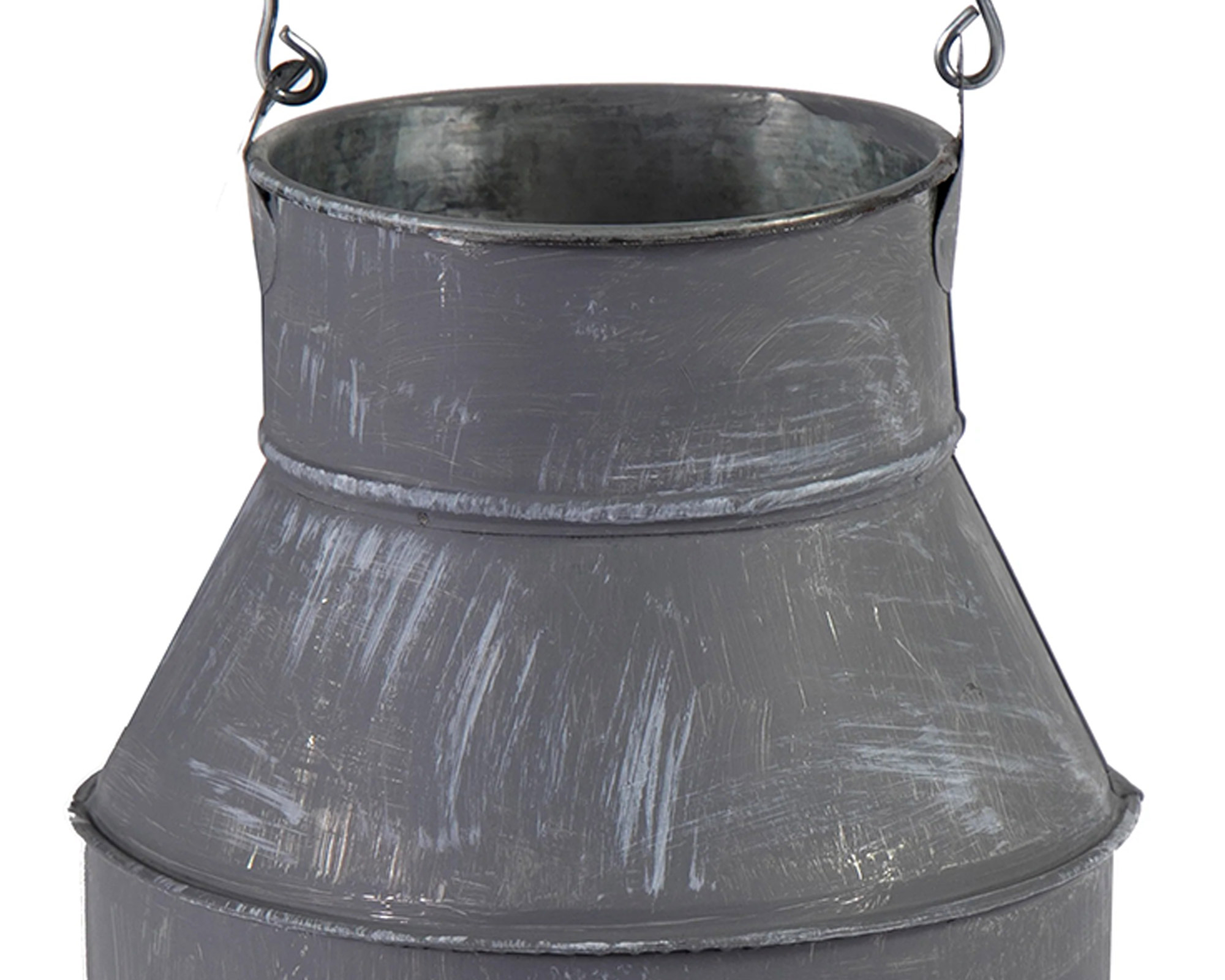 Bidone del Latte con Manico Grigio in Metallo - Mega Collections - immagine 2