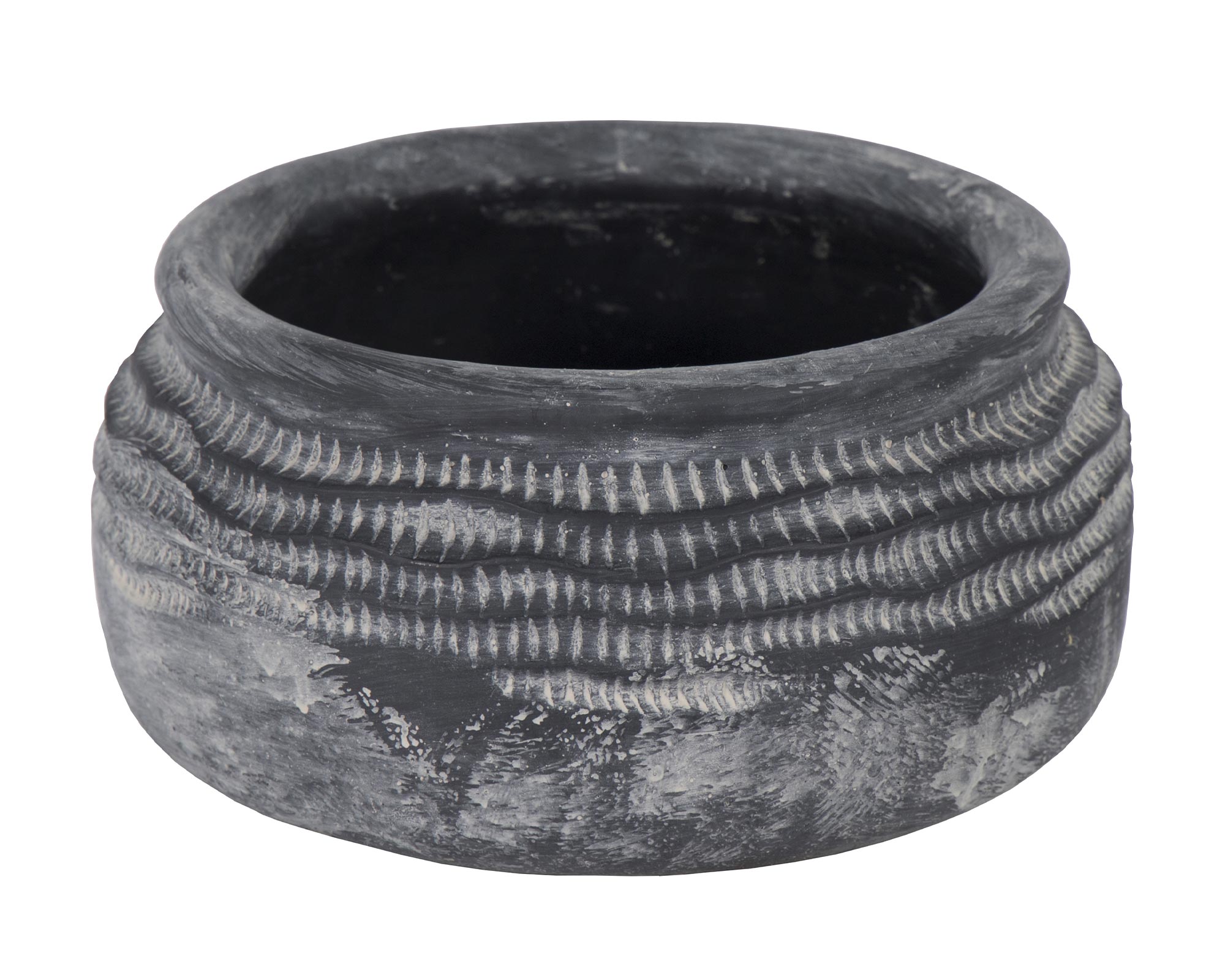 Cachepot Bari Intarsio Grigio