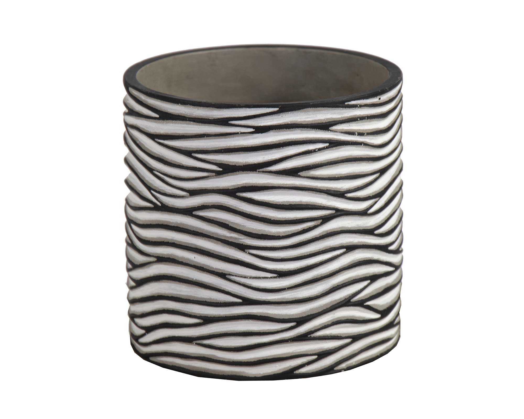 Cachepot Chico Zebra Intarsio