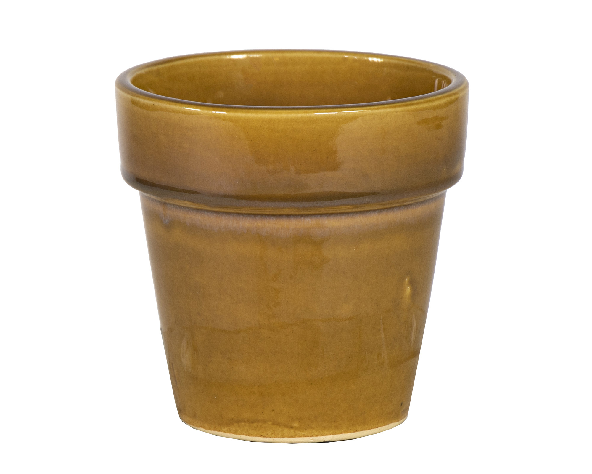 Cachepot Glazed Basic Grace Honey