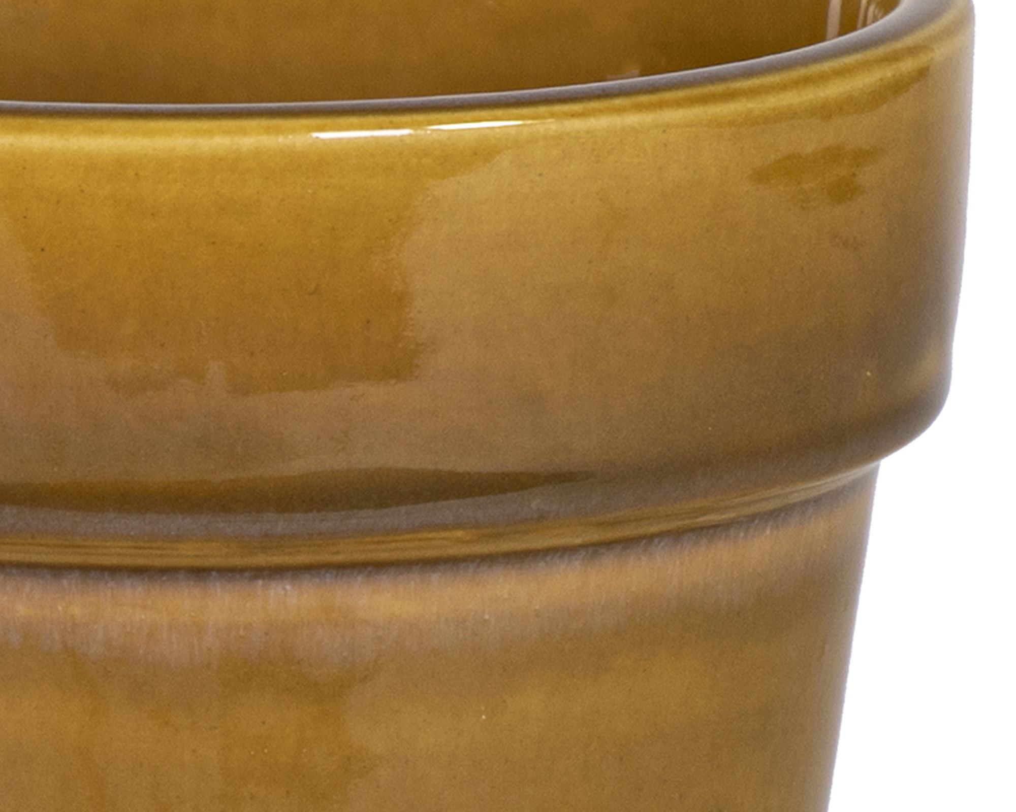 Cachepot Glazed Basic Grace Honey - immagine 2