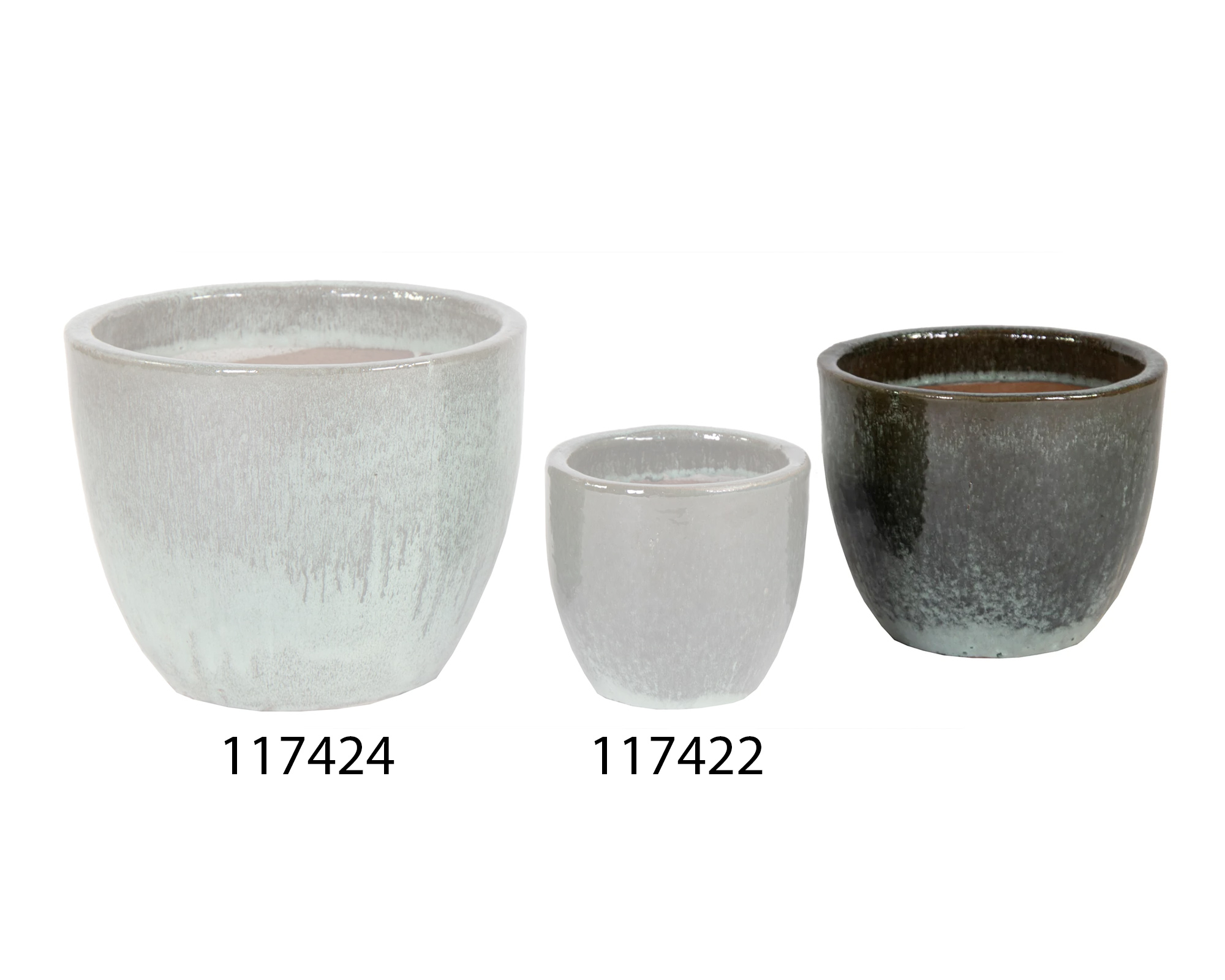 Cachepot Glazed Moss Verde Medium - immagine 2