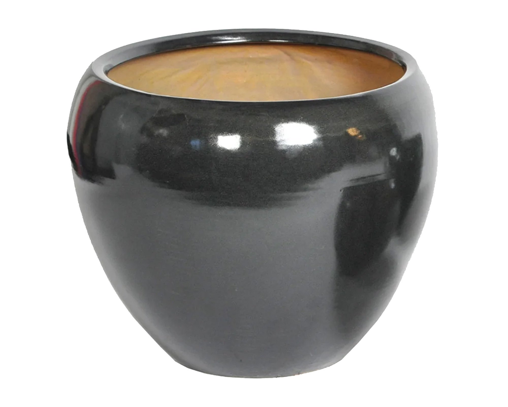 Cachepot Grace Shiny Nero Large