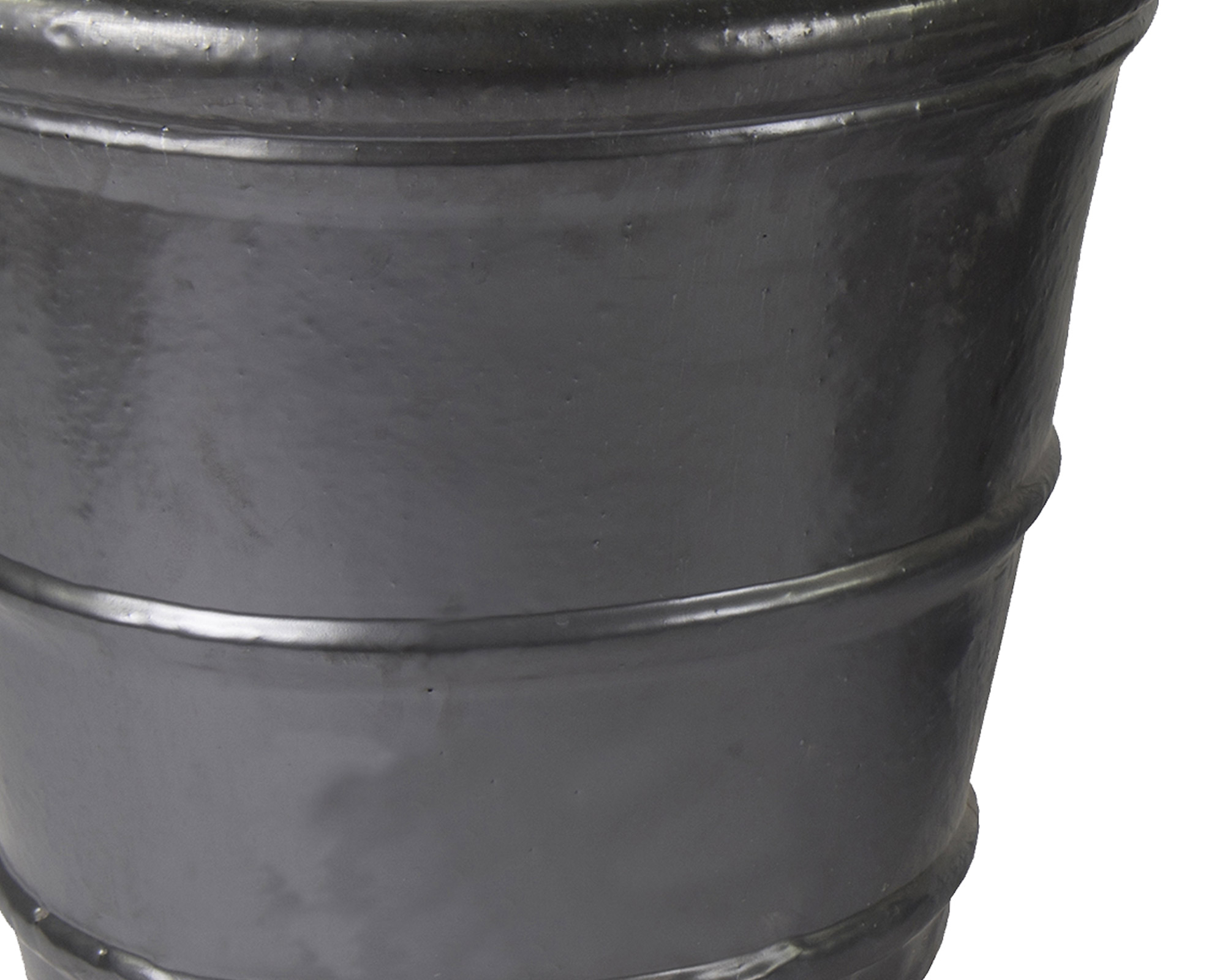 Cachepot Ring Black Matt Large - immagine 3