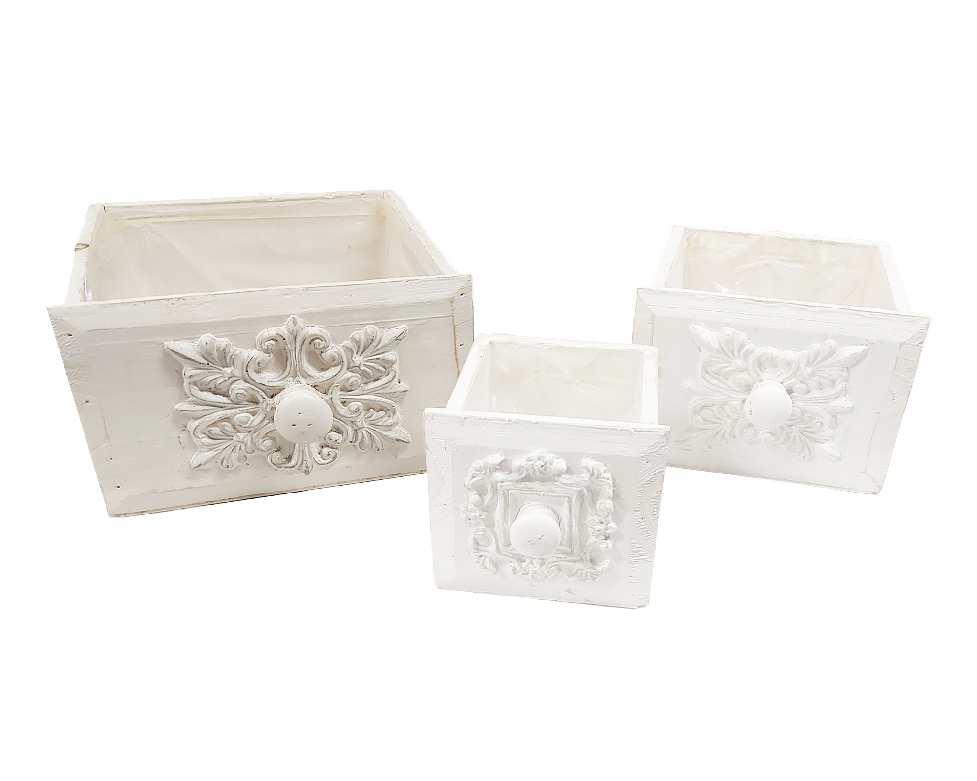 Casetto Porta Piante Bianco