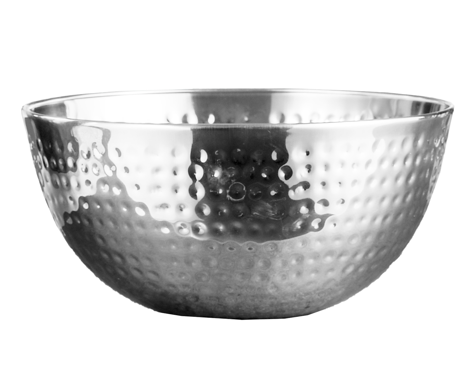 Centrotavola Martellato In Acciaio