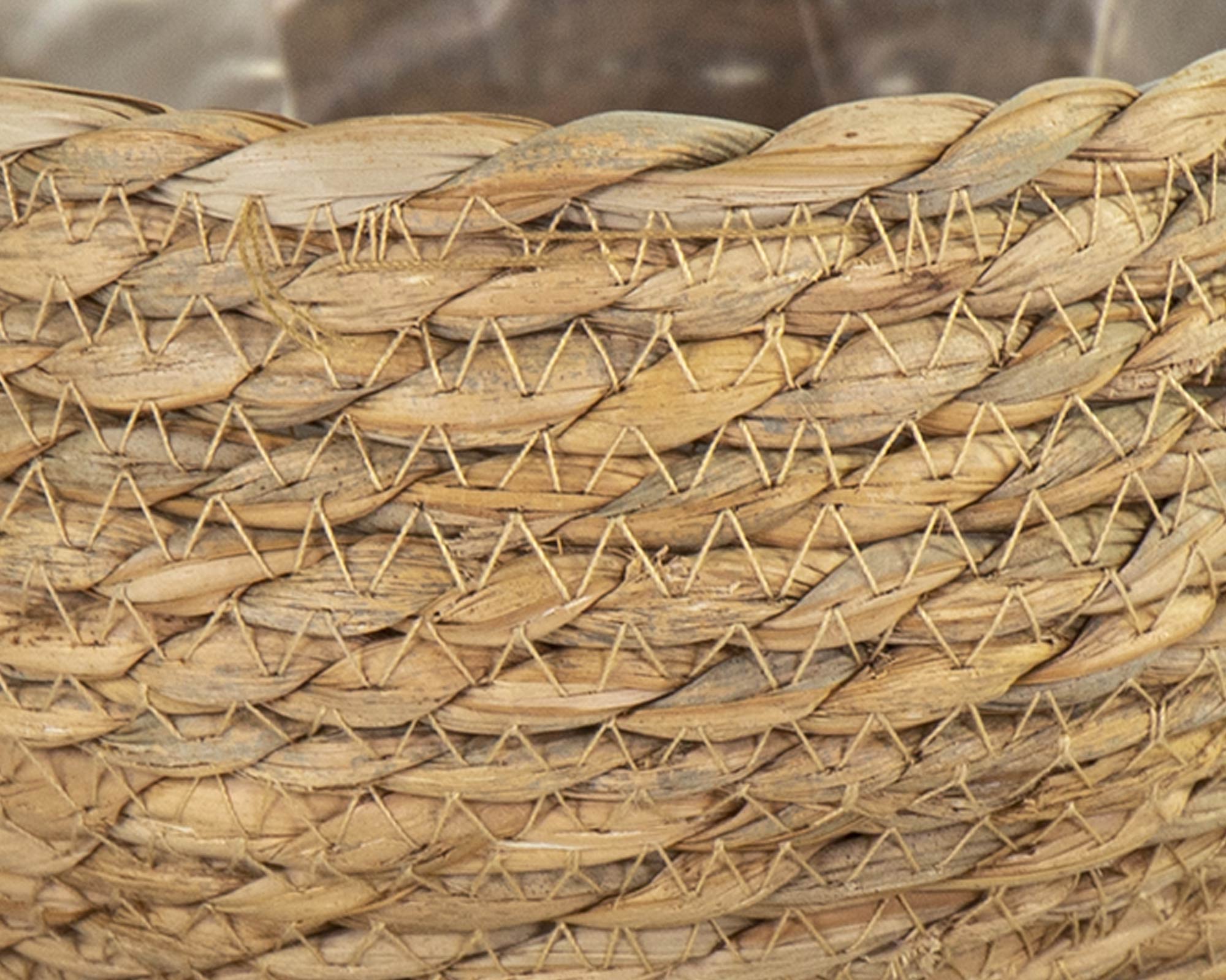 Cesta Con Manici Alba Natural D19 in Salice - immagine 2