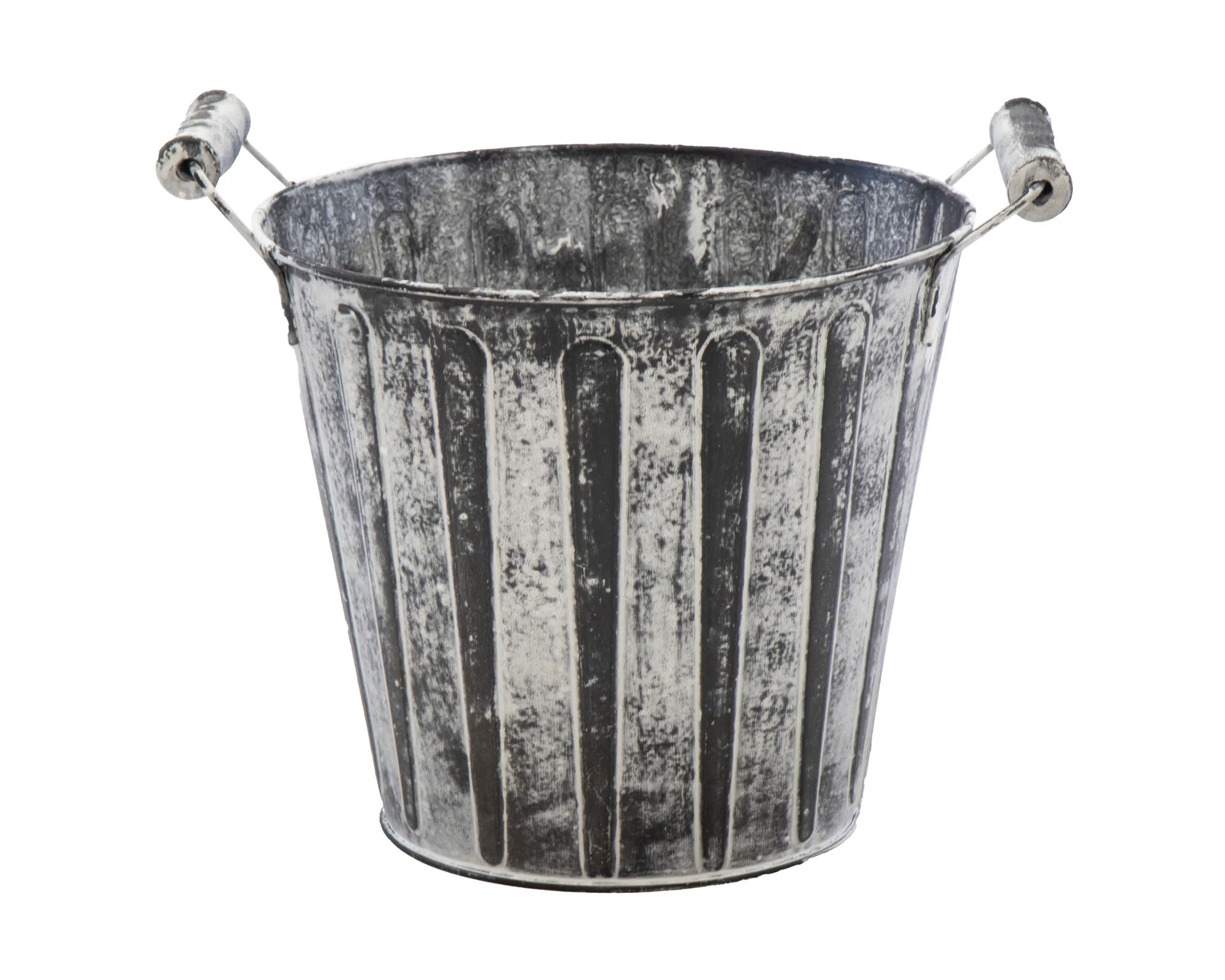 Fioriera Woodhandle Antracite D20 in Acciaio