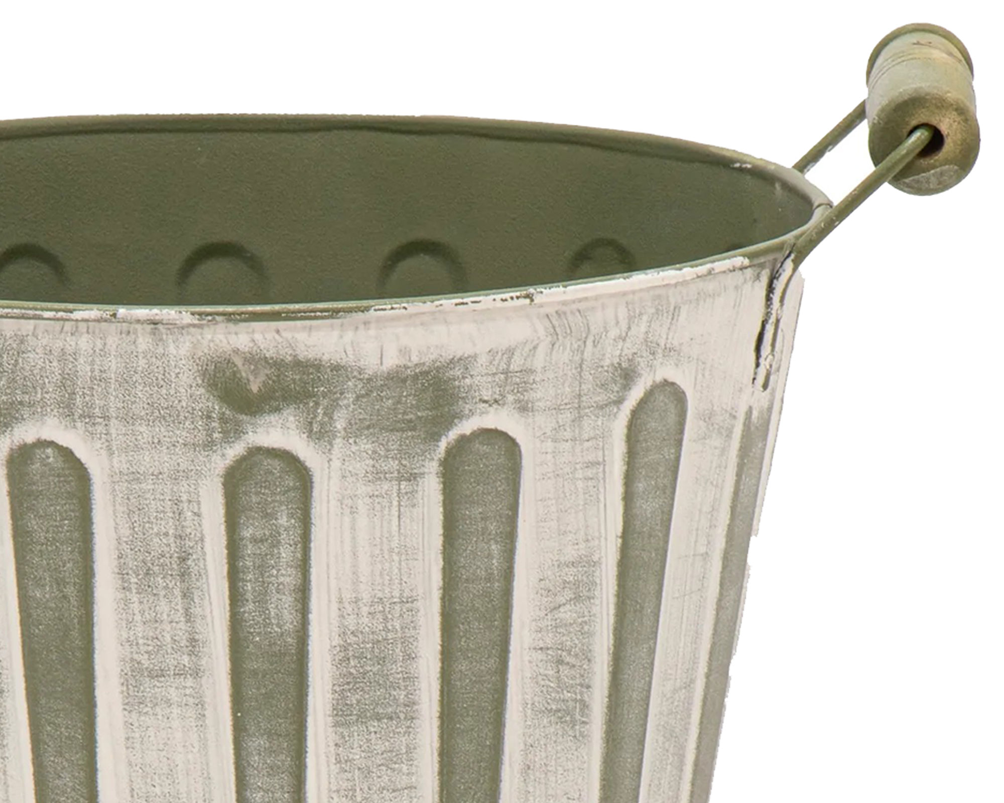 Fioriera Woodhandle Verde D11 in Acciaio - immagine 2