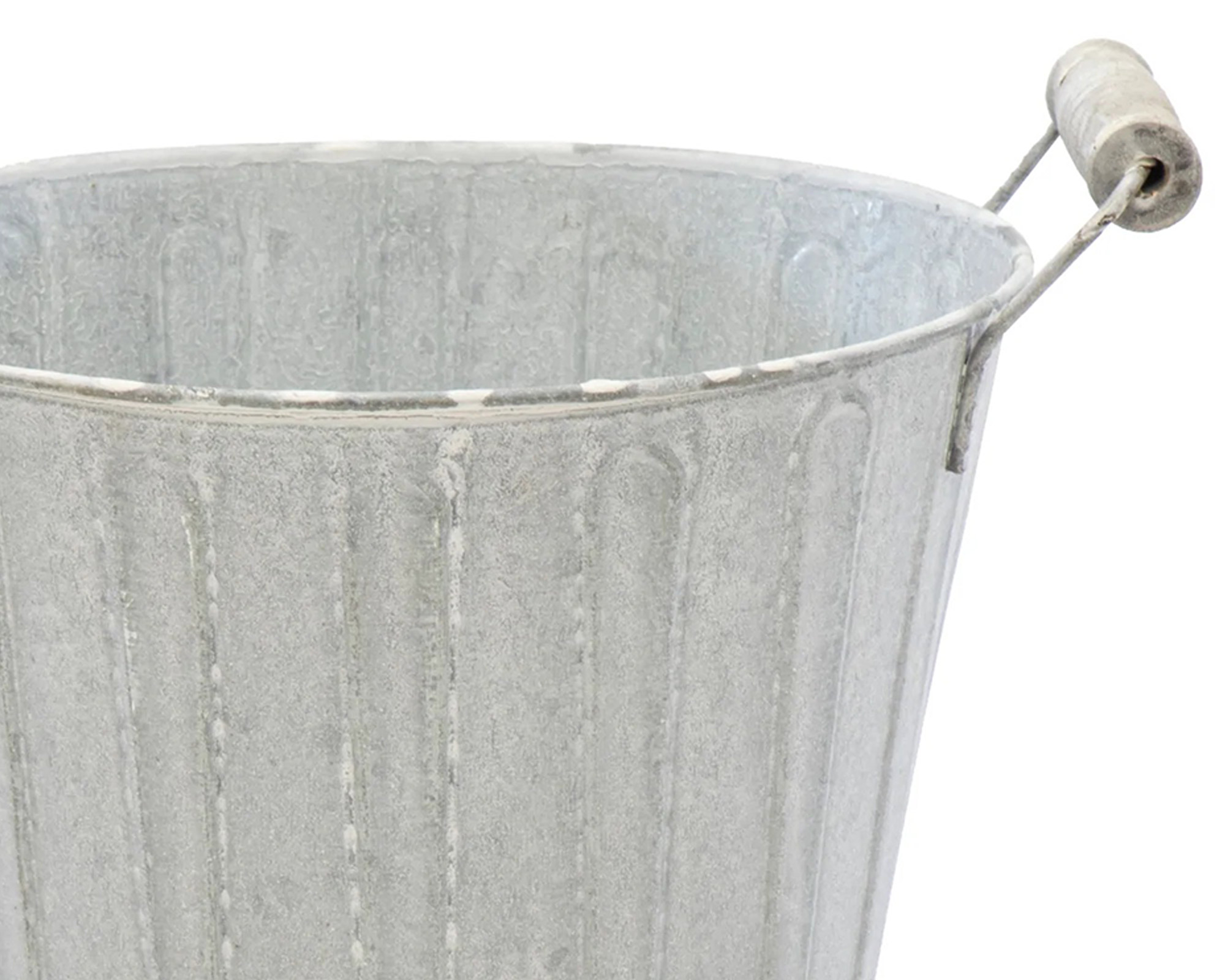 Fioriera Woodhandle Grigio D13 in Acciaio - immagine 2