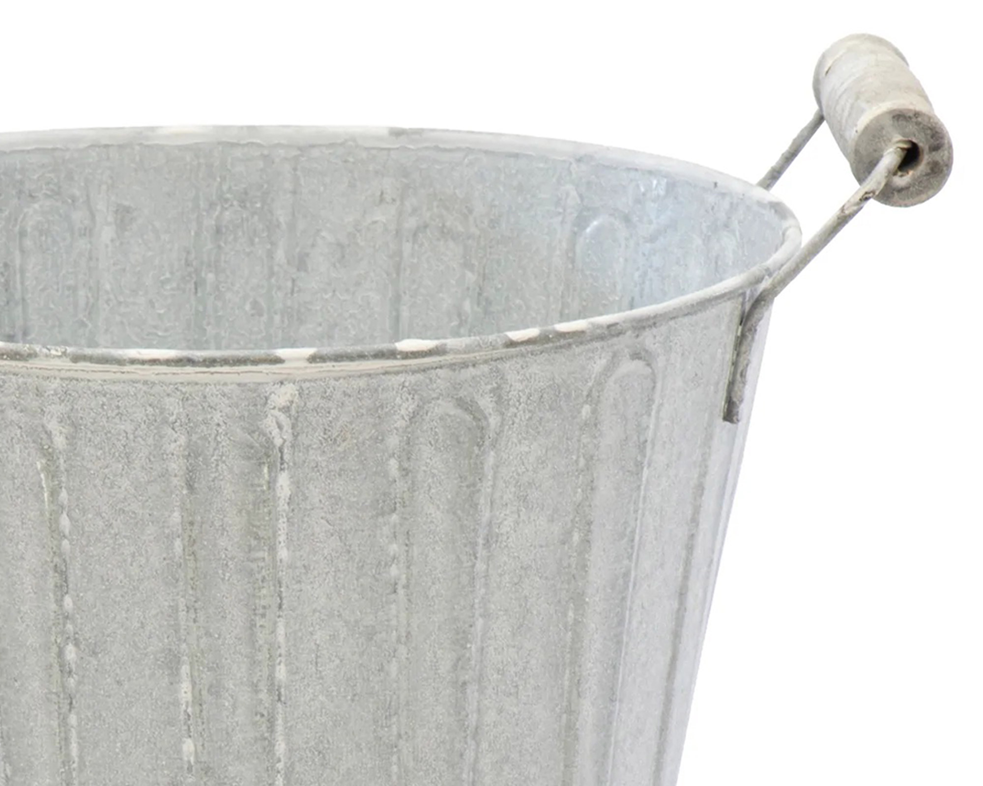 Fioriera Woodhandle Grigio D17 in Acciaio - immagine 2