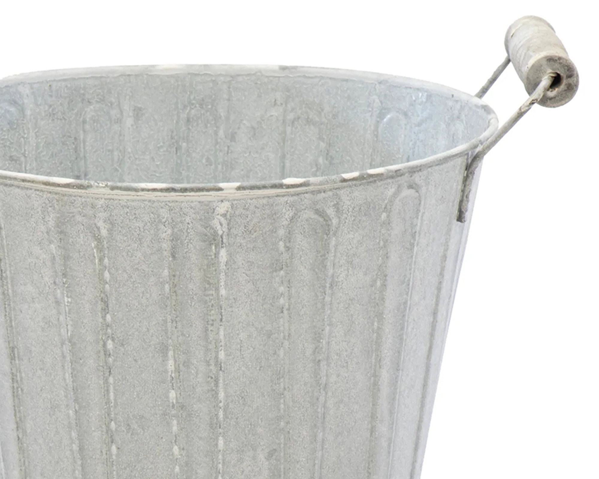 Fioriera Woodhandle In Acciaio Grigio - immagine 2