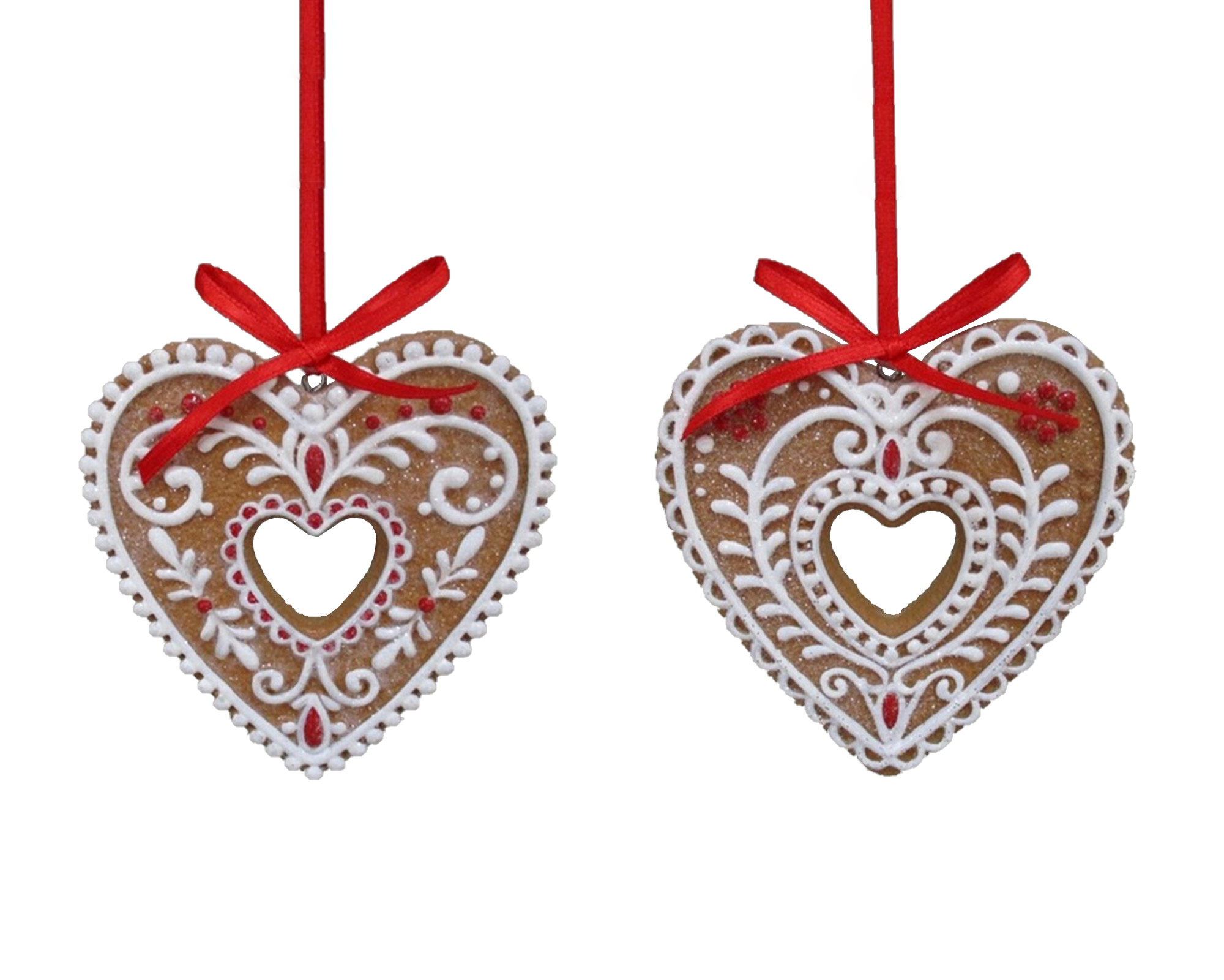 Decorazioni Natalizi Biscotti A Forma Di Cuore