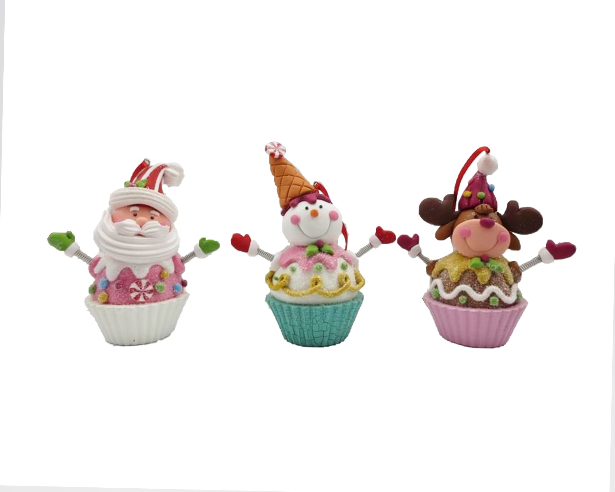Decorazioni Da Appendere Cupcake Natalizi