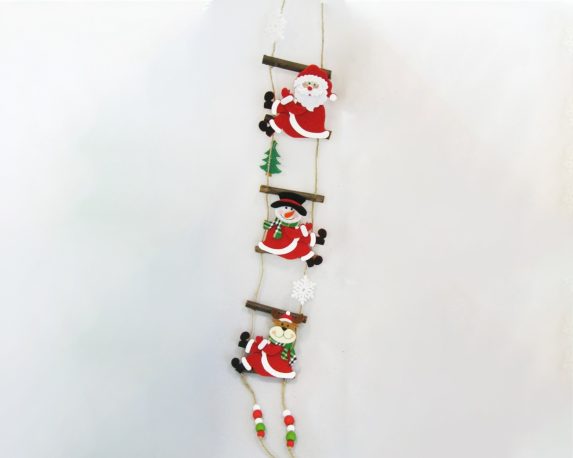 Scala Da Appendere Con Personaggi Natalizzi