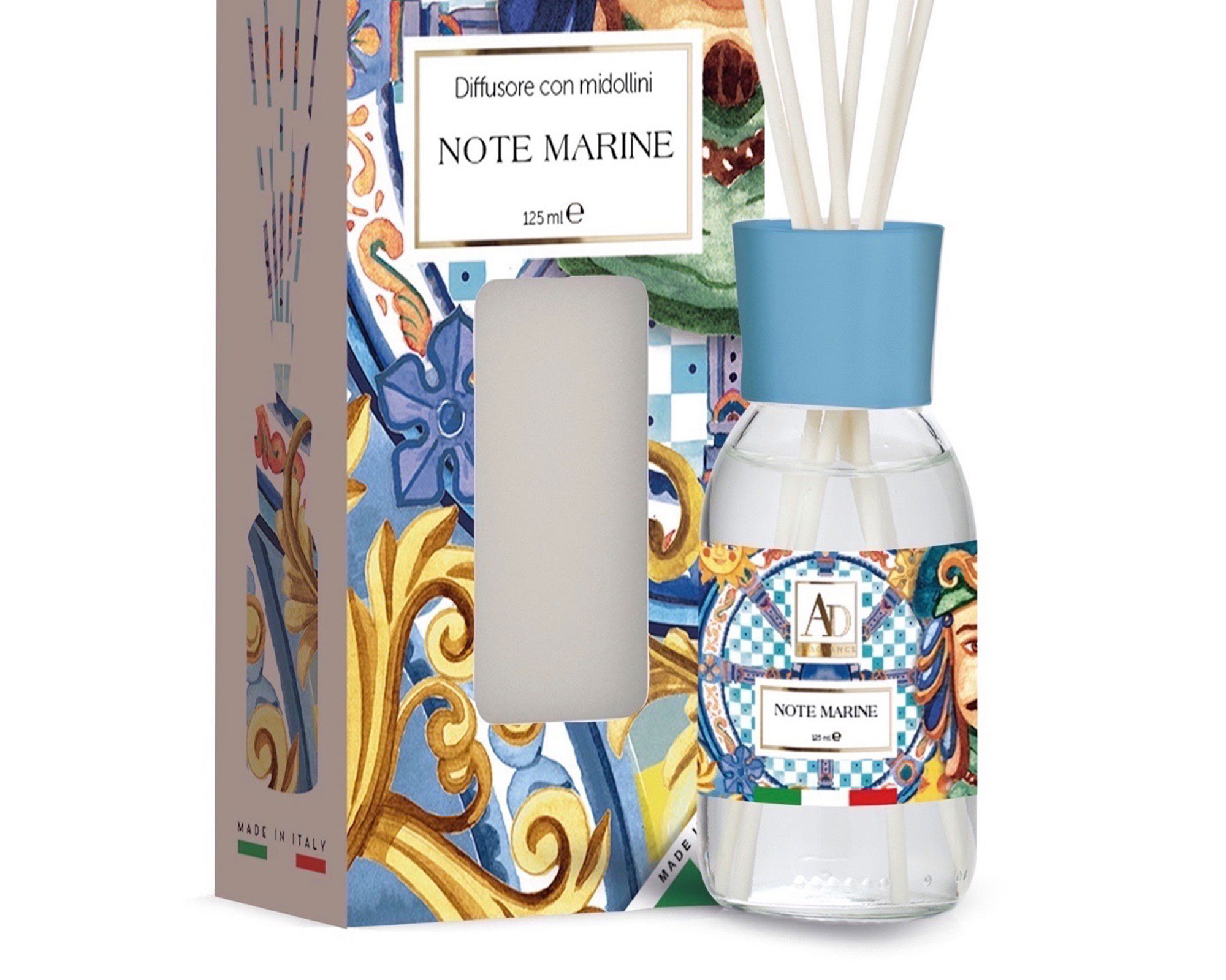 Diffusore Con Midollini Fragranza Note Di Mare - immagine 2