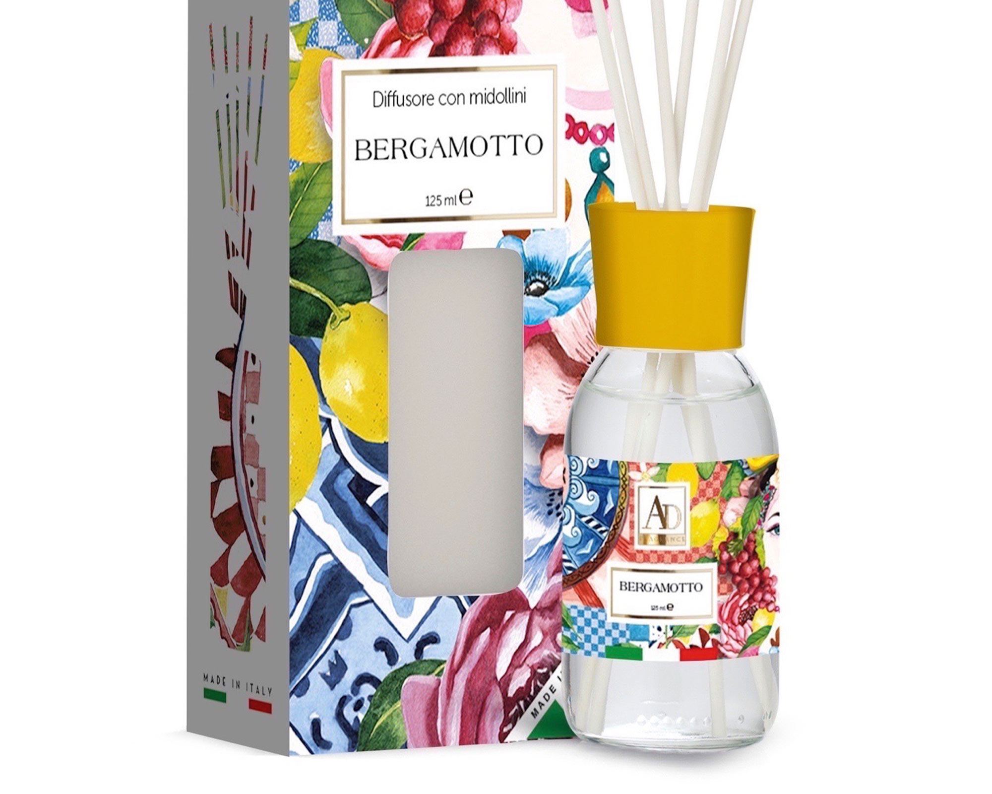 Diffusore Con Midollini Fragranza Bergamotto - immagine 2