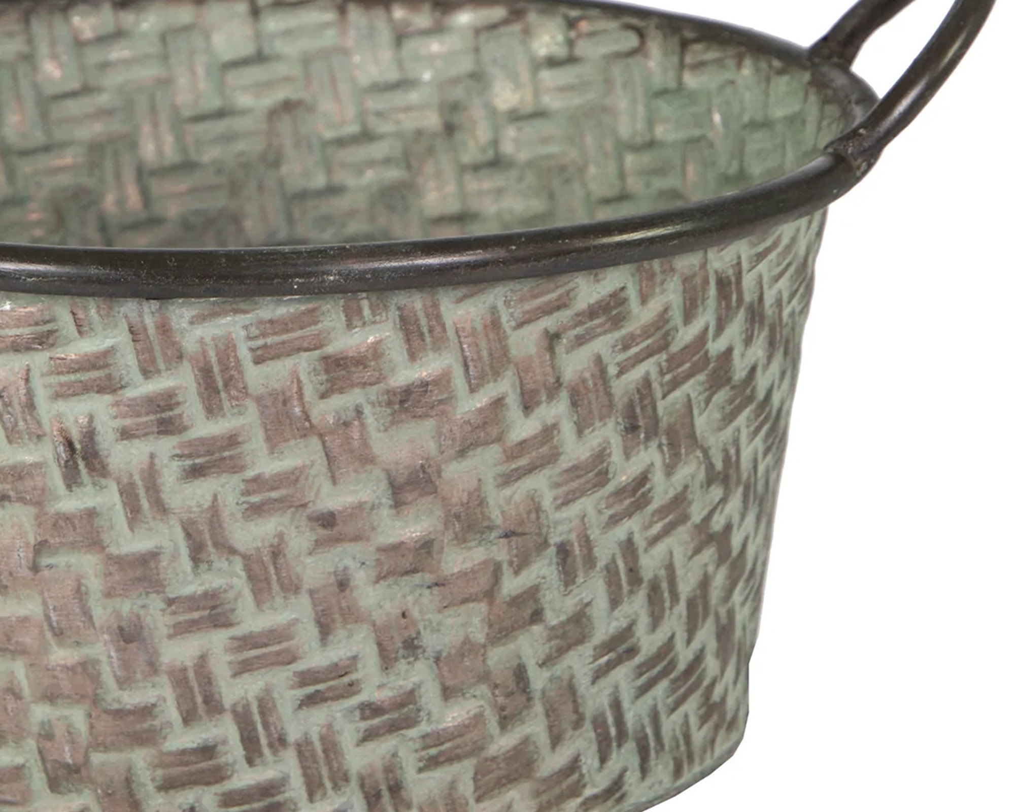 Secchiello Con Manici Folks Verde - immagine 2