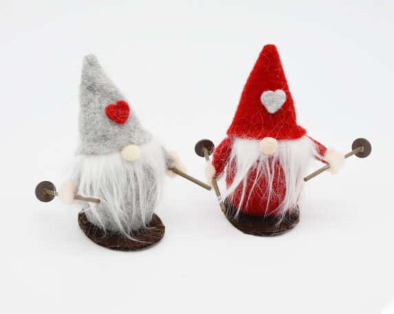 Decorazione Da Appendere Gnomo Sugli Sci