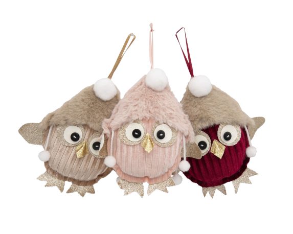 Decorazione Da Appendere Gufo Con Cappello