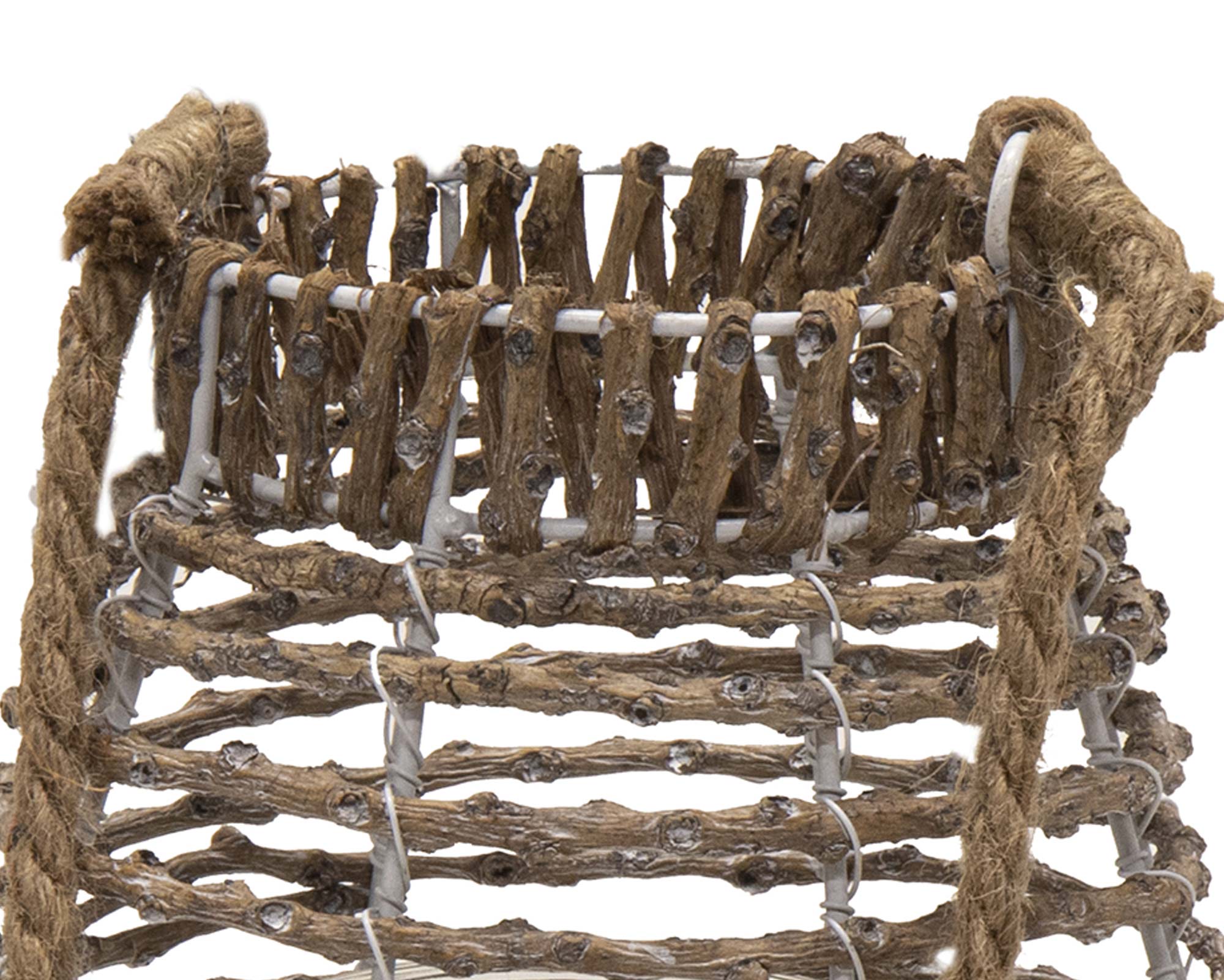 Lanterna Zanzibar Hanging Marrone in Rattan - immagine 2